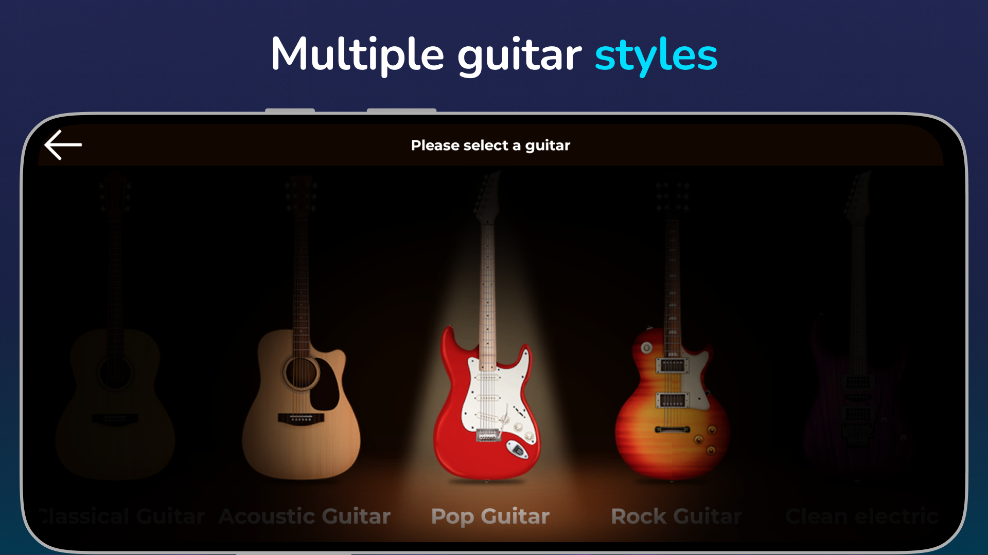 اسکرین شات 2 بازی Guitar Solo: chords scales Fx