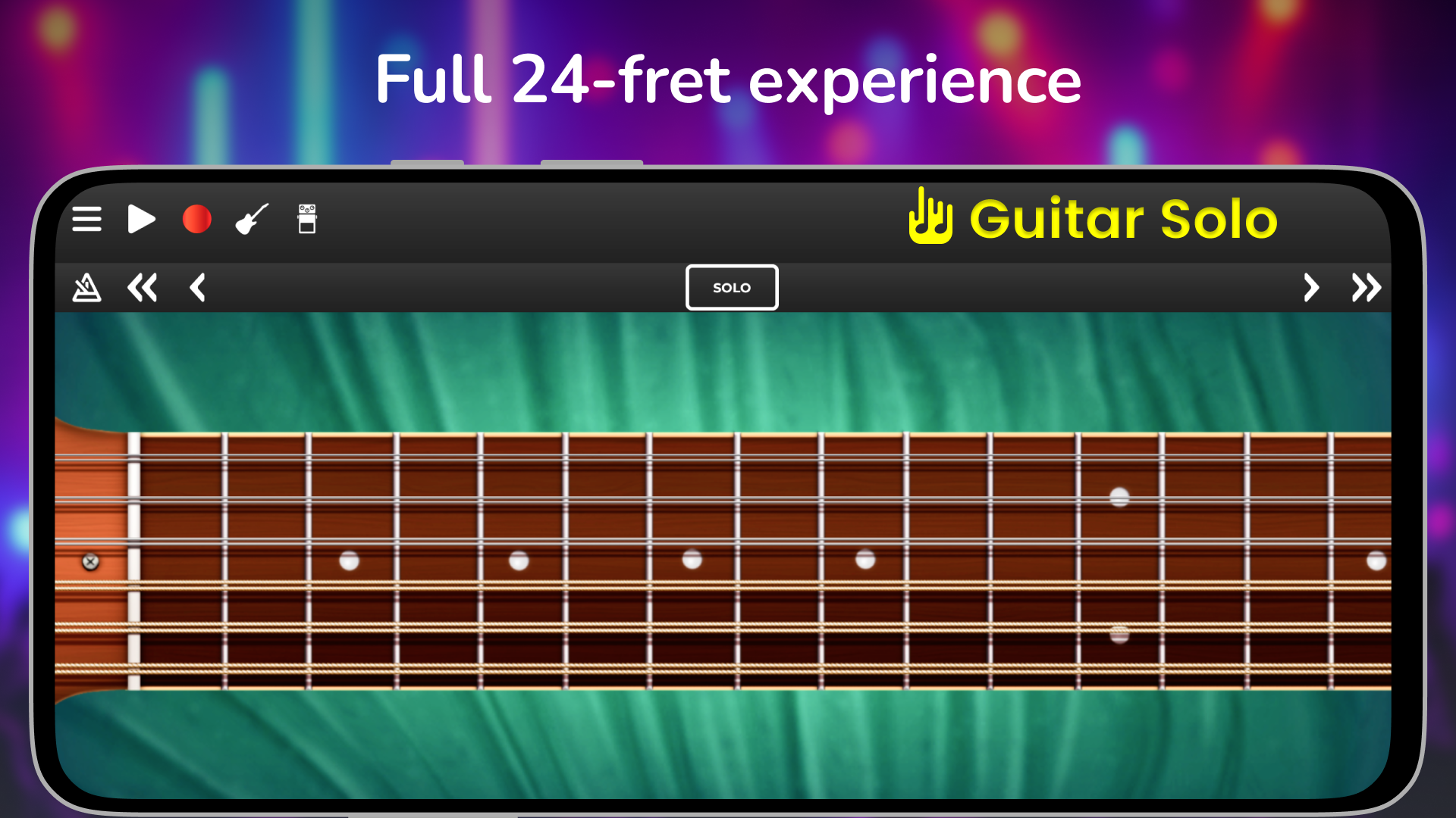 اسکرین شات 6 بازی Guitar Solo: chords scales Fx
