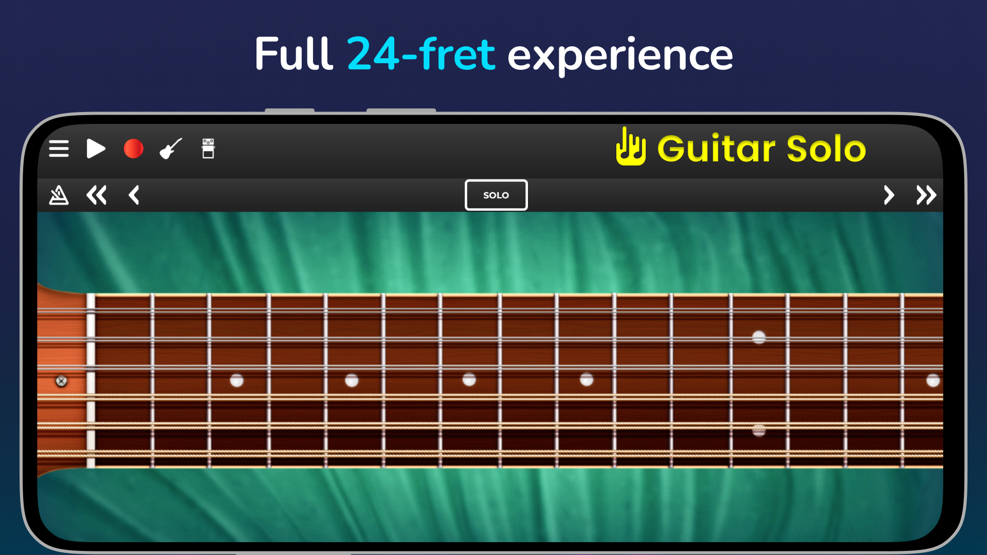 اسکرین شات 6 بازی Guitar Solo: chords scales Fx