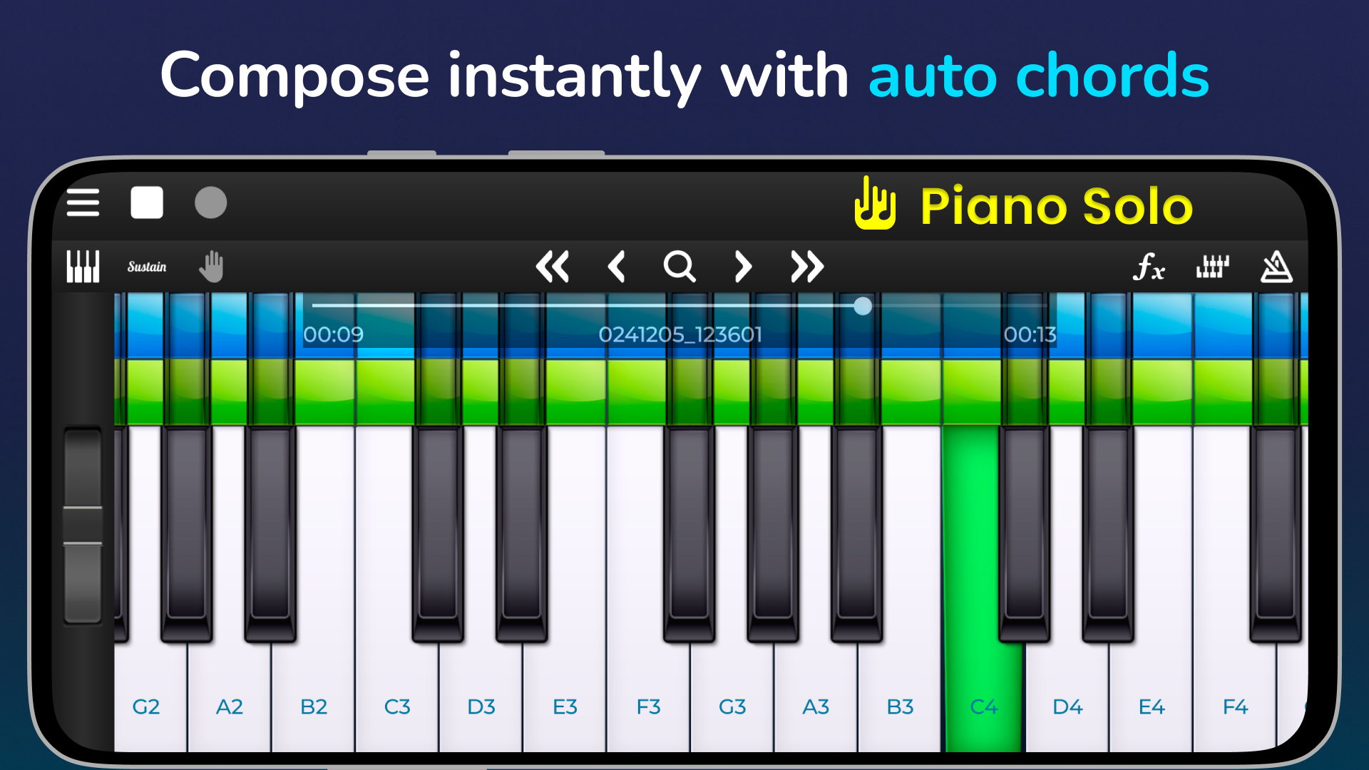 اسکرین شات 6 بازی Piano Solo HD