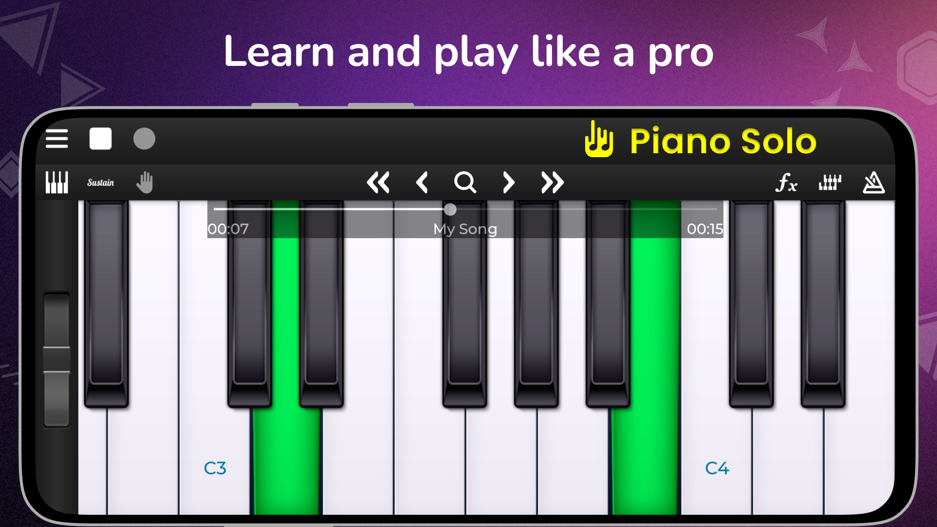 اسکرین شات 1 بازی Piano Solo HD