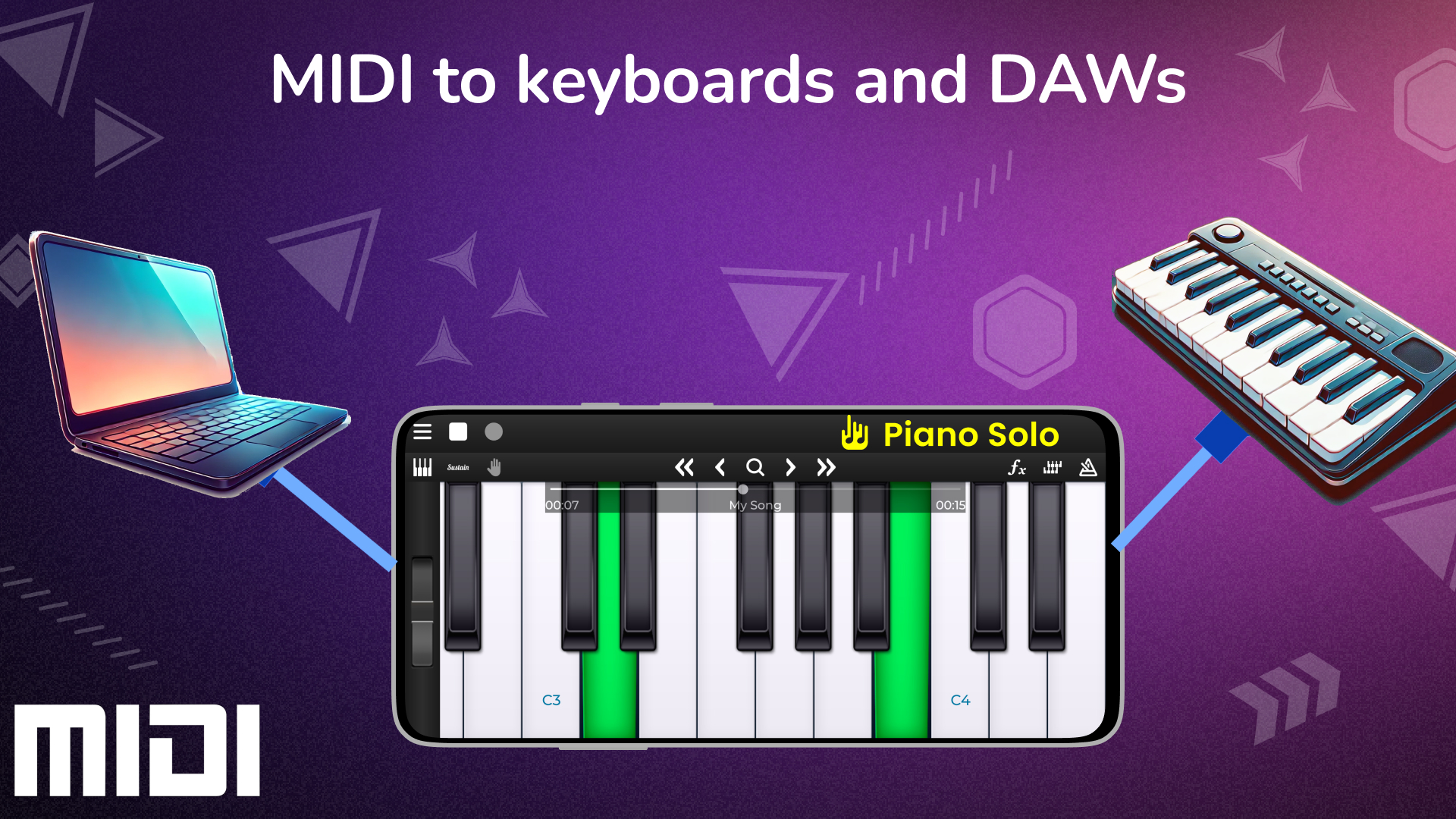 اسکرین شات 4 بازی Piano Solo HD
