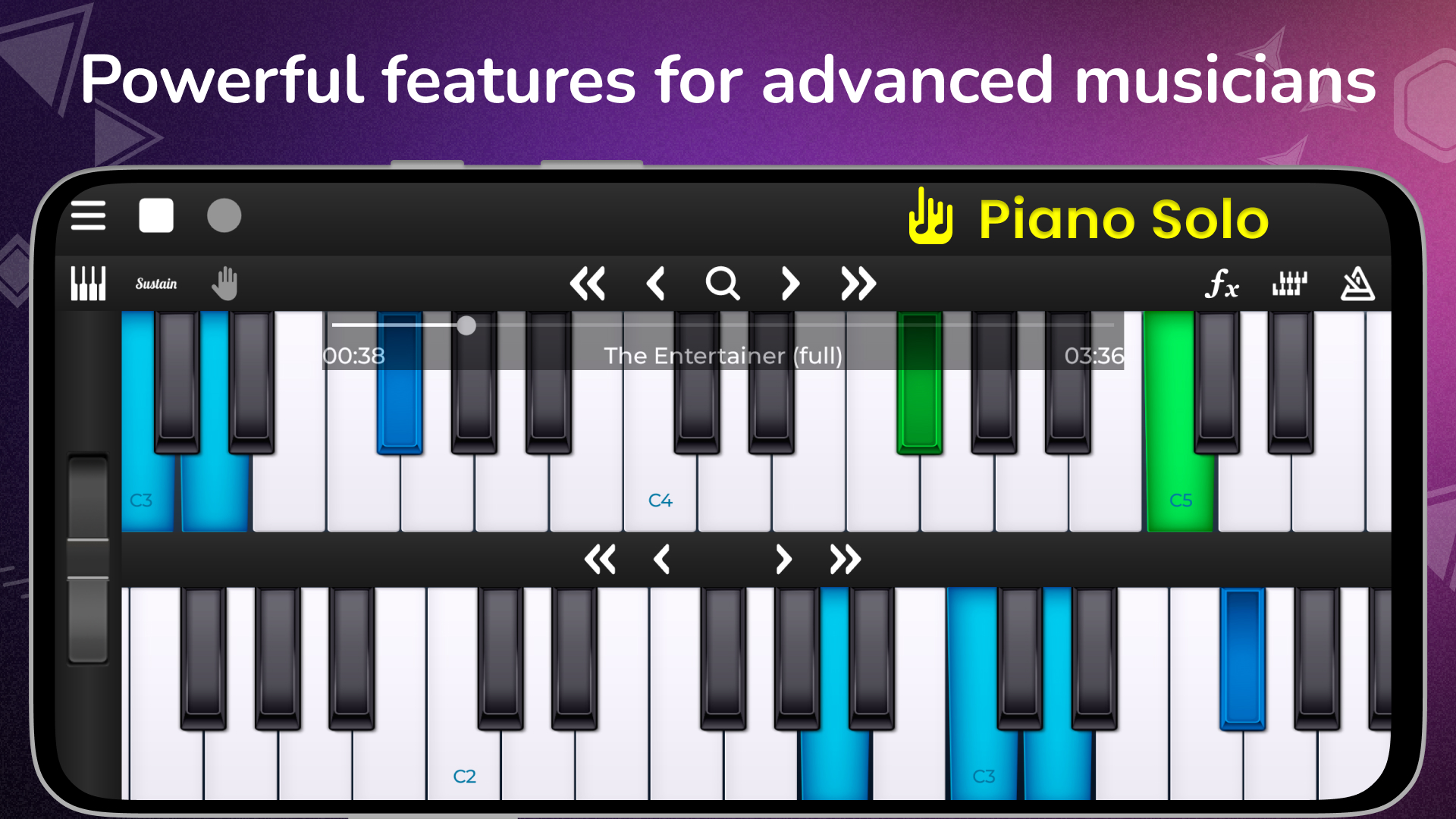 اسکرین شات 5 بازی Piano Solo HD