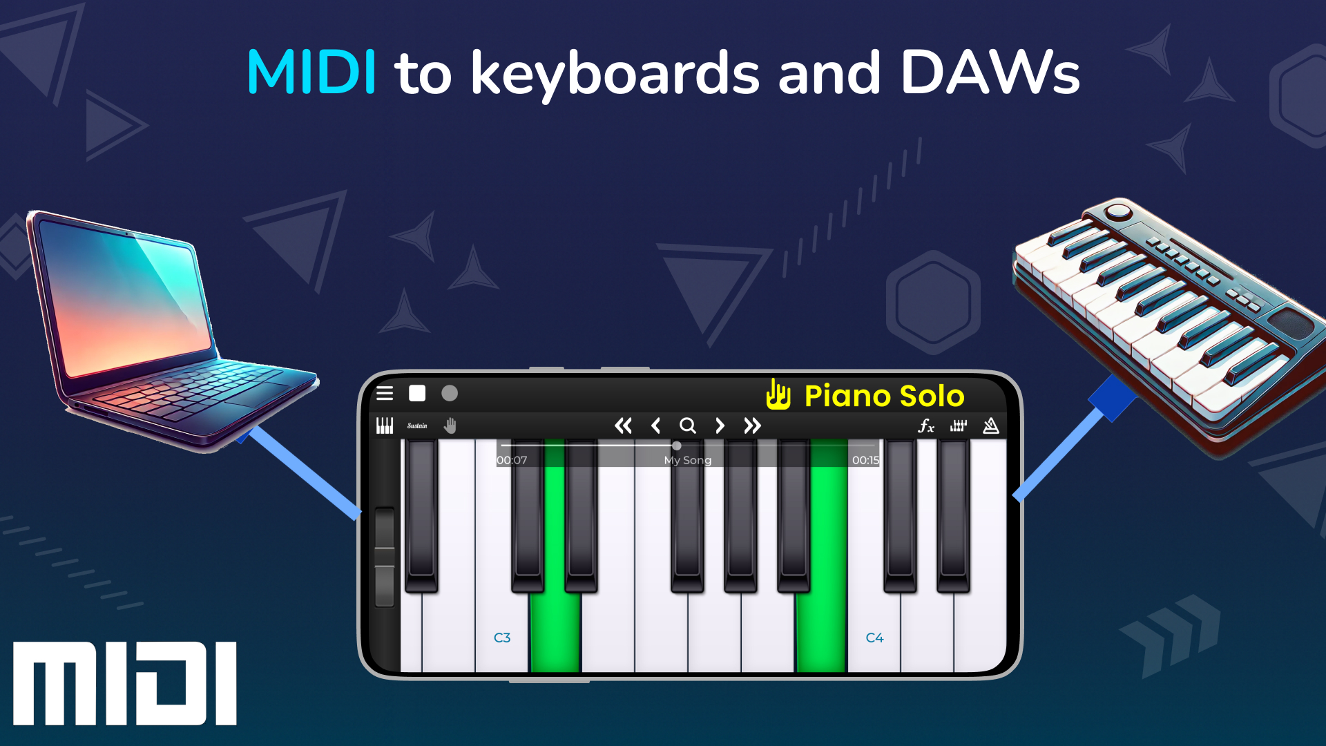 اسکرین شات 4 بازی Piano Solo HD