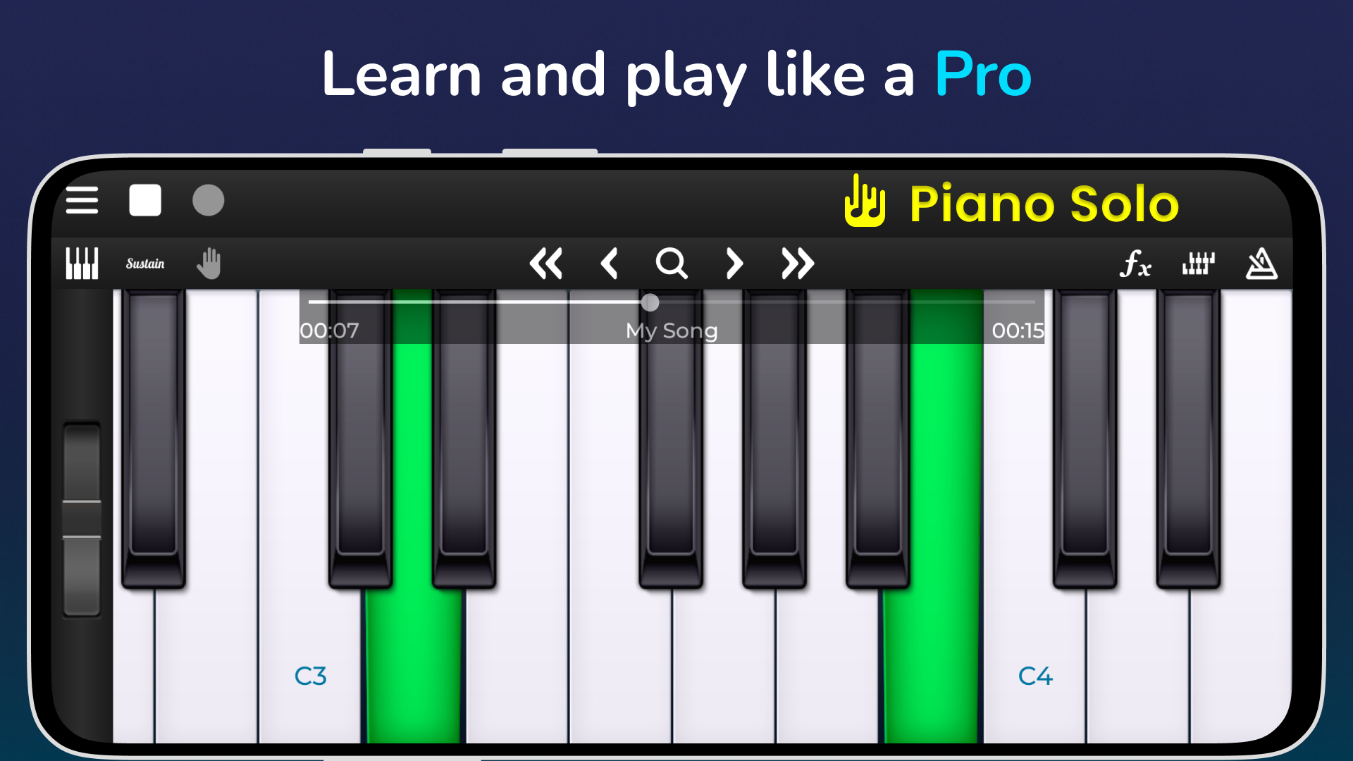 اسکرین شات 1 بازی Piano Solo HD