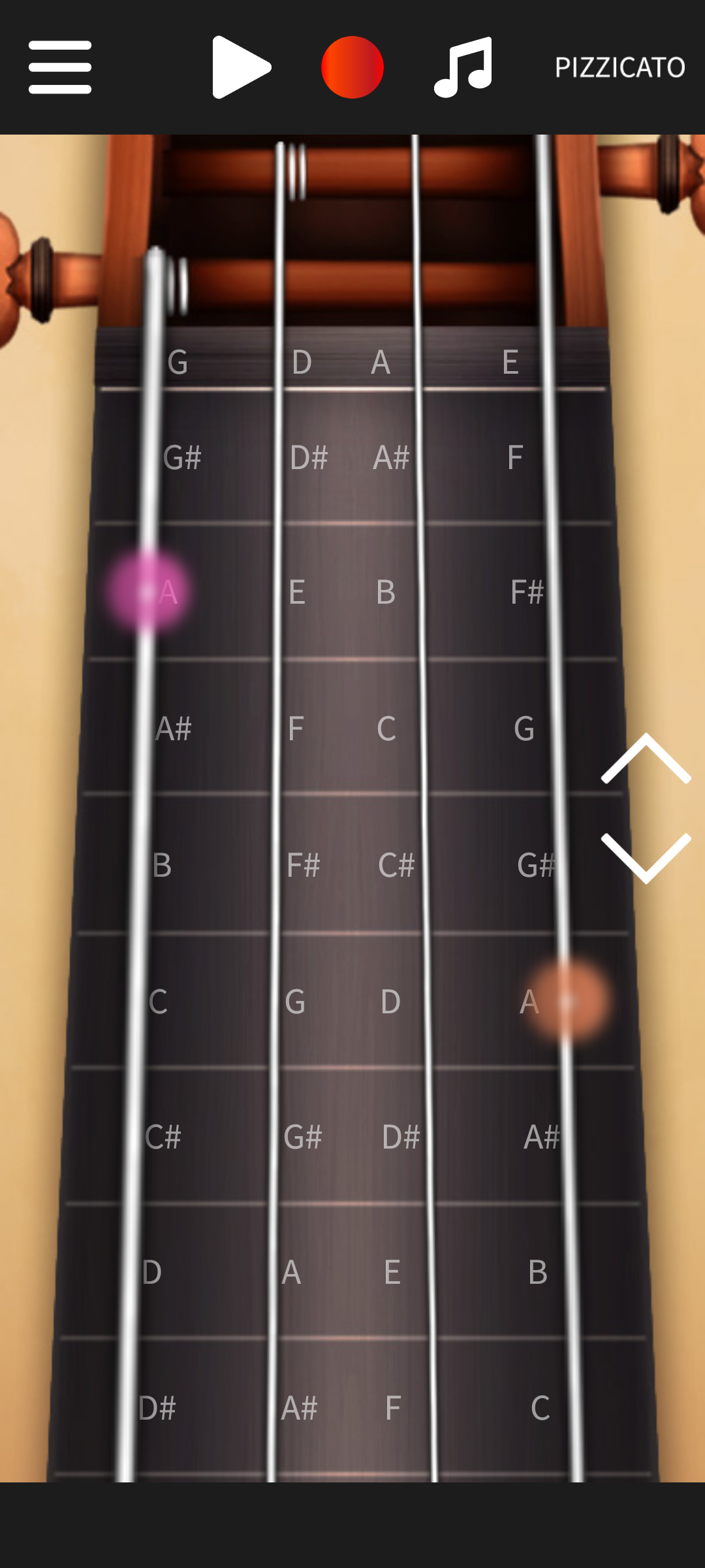 اسکرین شات 1 بازی Real Violin Solo