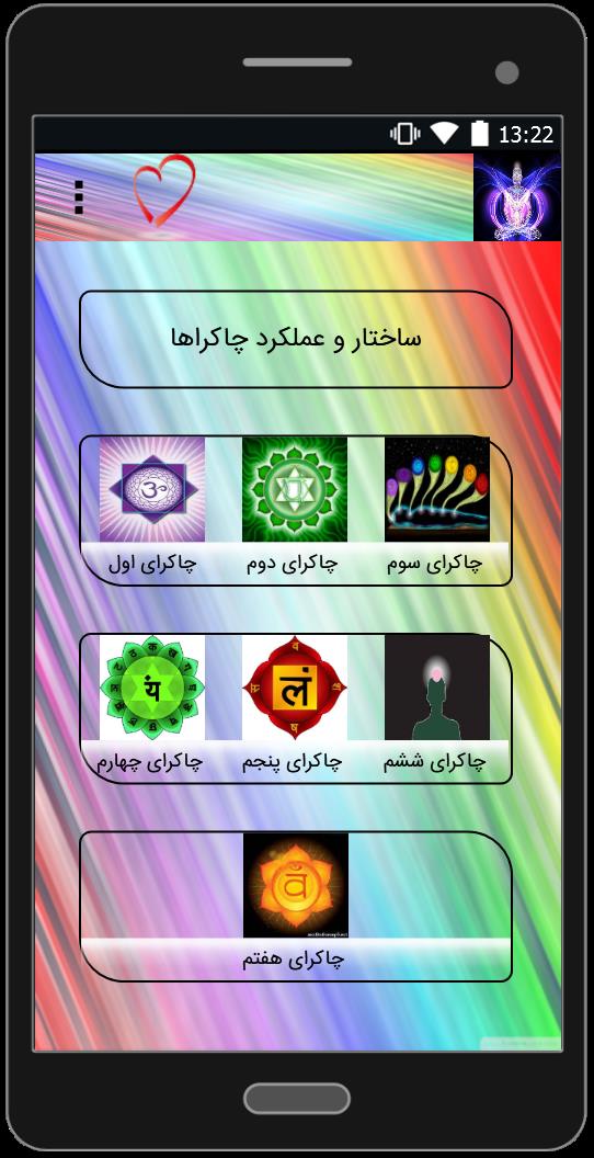 اسکرین شات 2 برنامه رازهای چاکرا