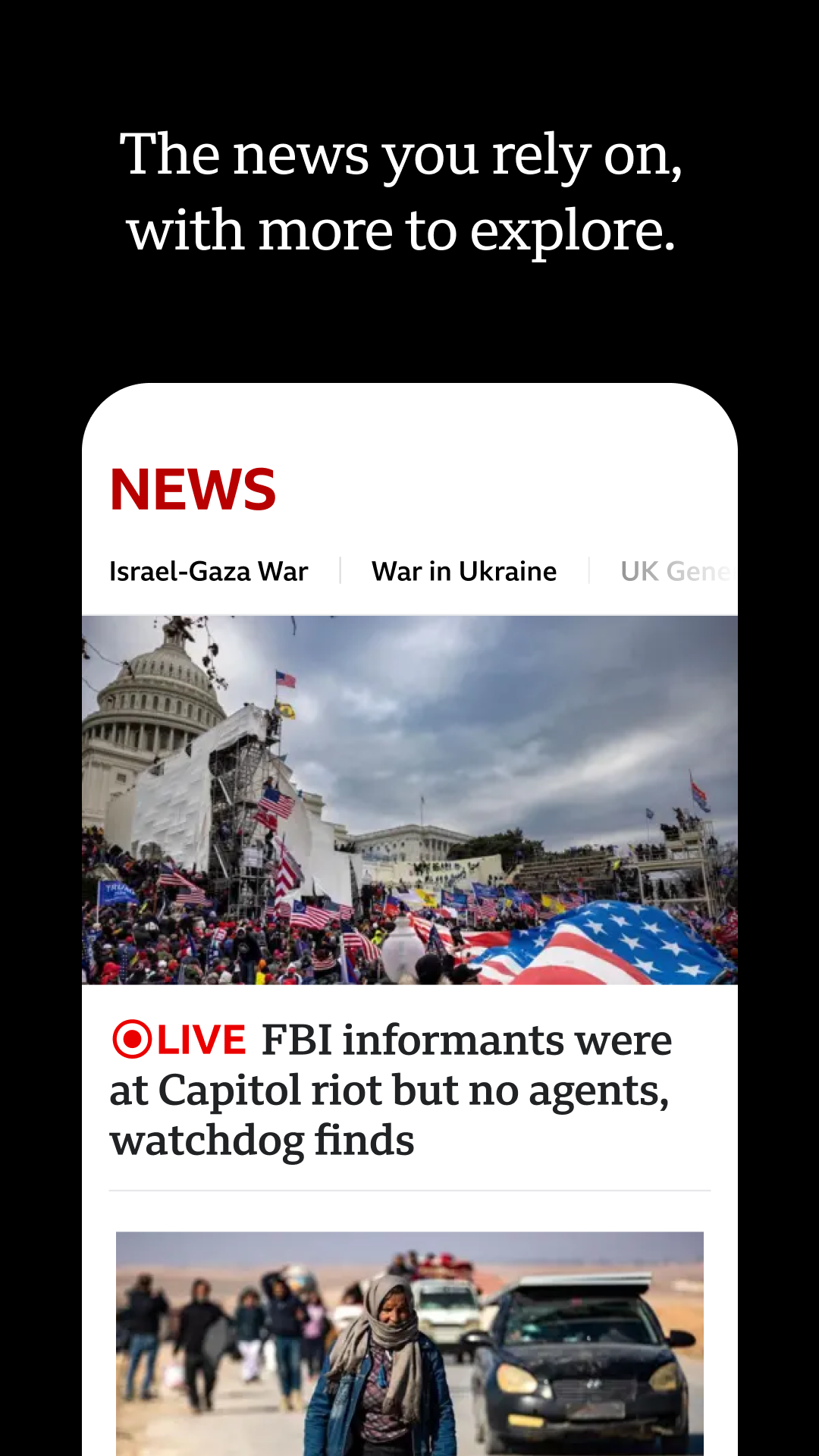 اسکرین شات 2 برنامه bbc news (بی بی سی فارسی)