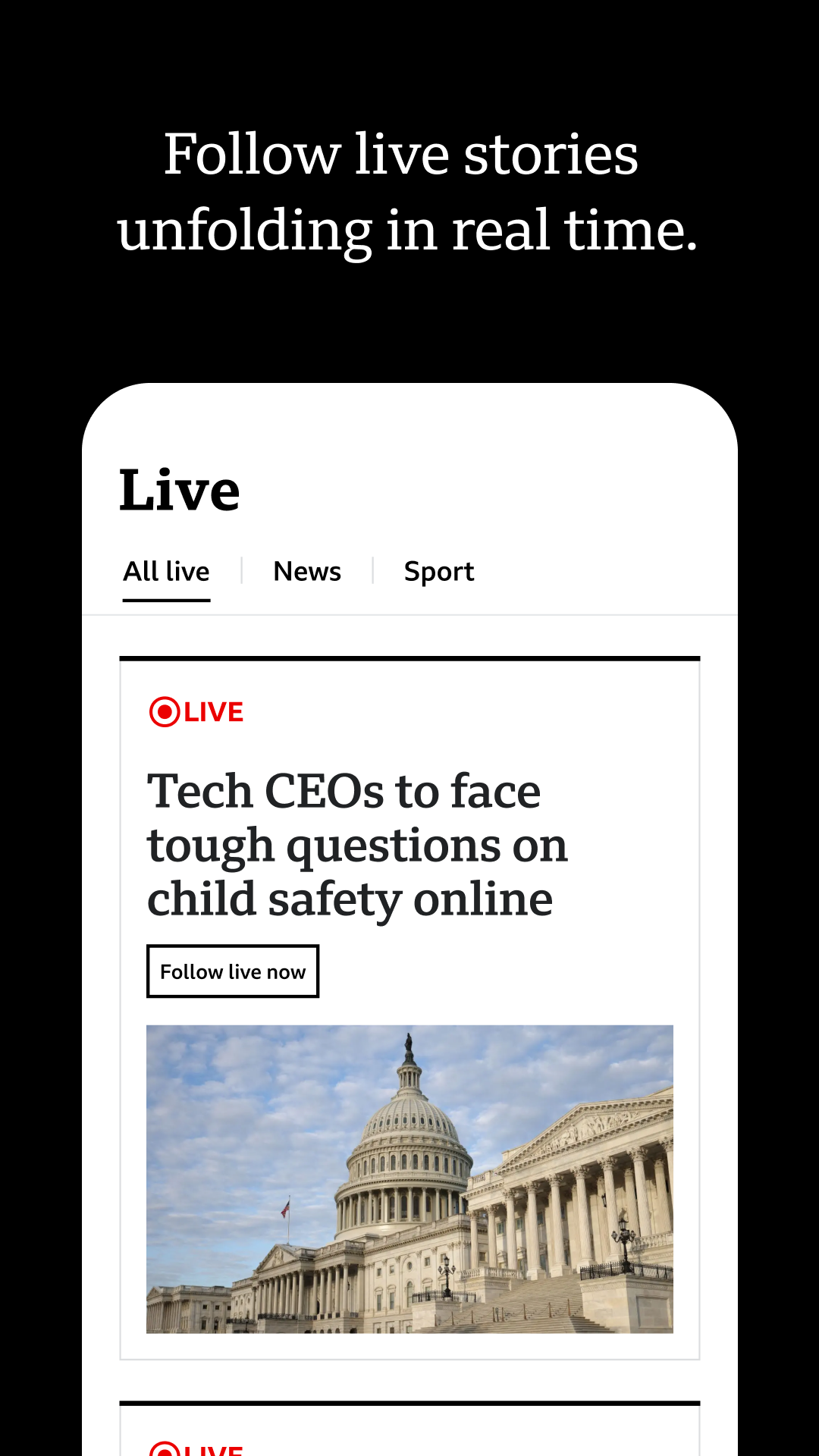 اسکرین شات 6 برنامه bbc news (بی بی سی فارسی)