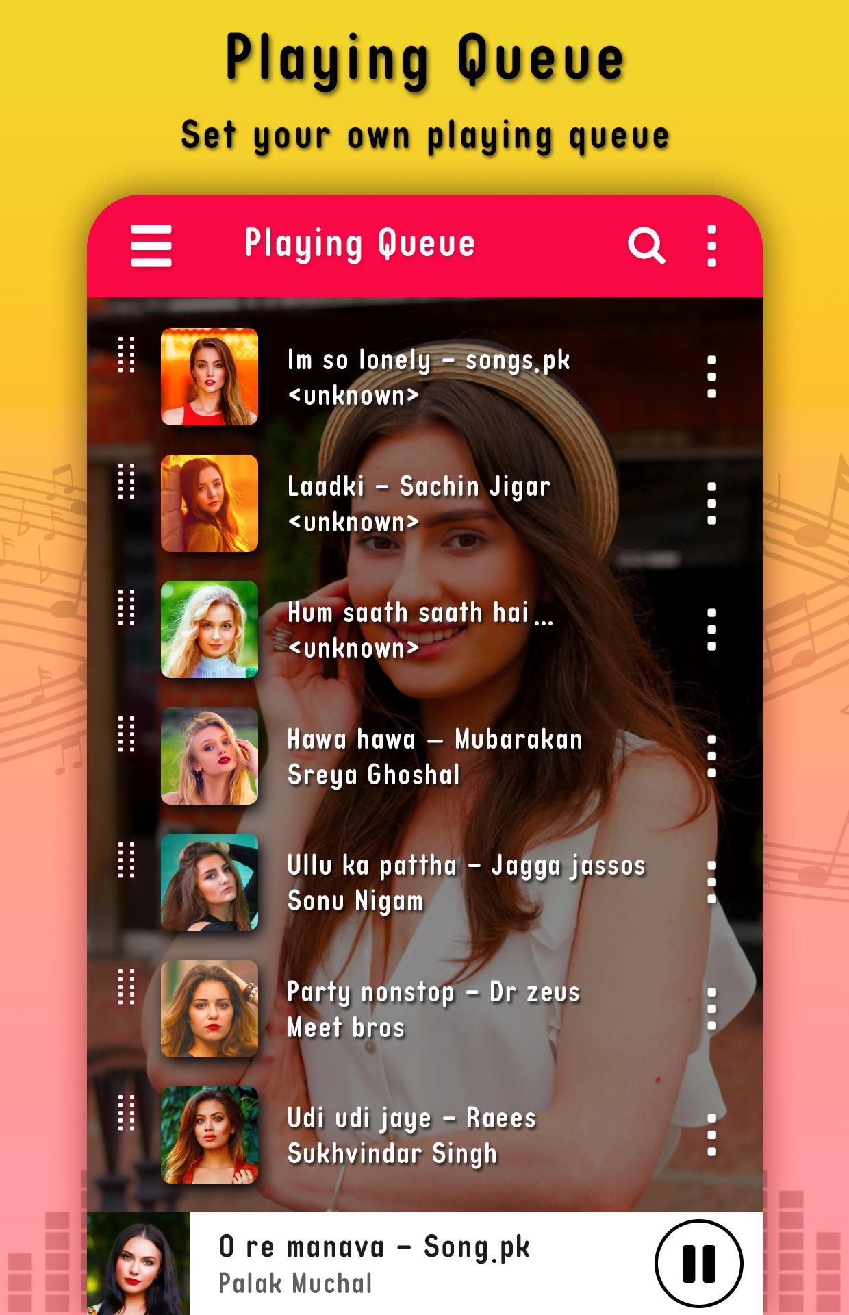 اسکرین شات 2 برنامه My Photo Music Player