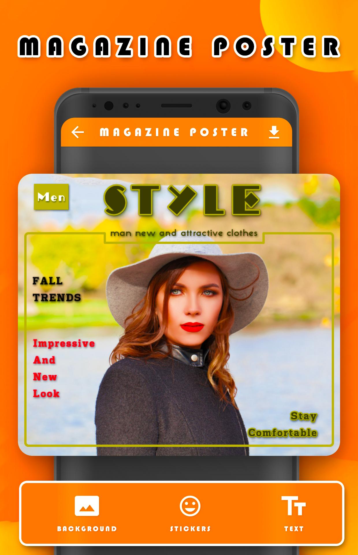 اسکرین شات 2 برنامه Poster Photo Editor - Poster M