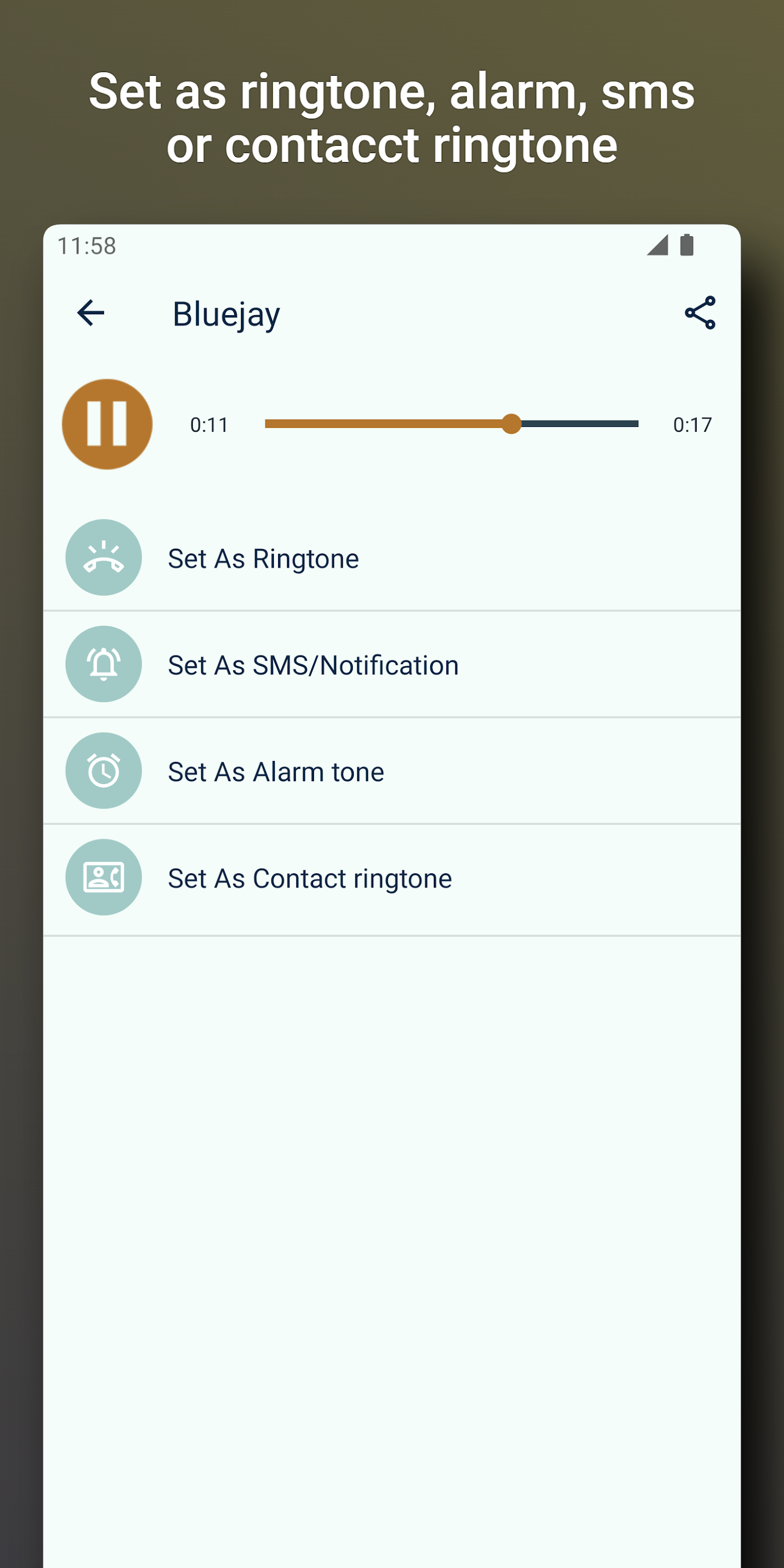 اسکرین شات 3 برنامه Bird and Animal sounds