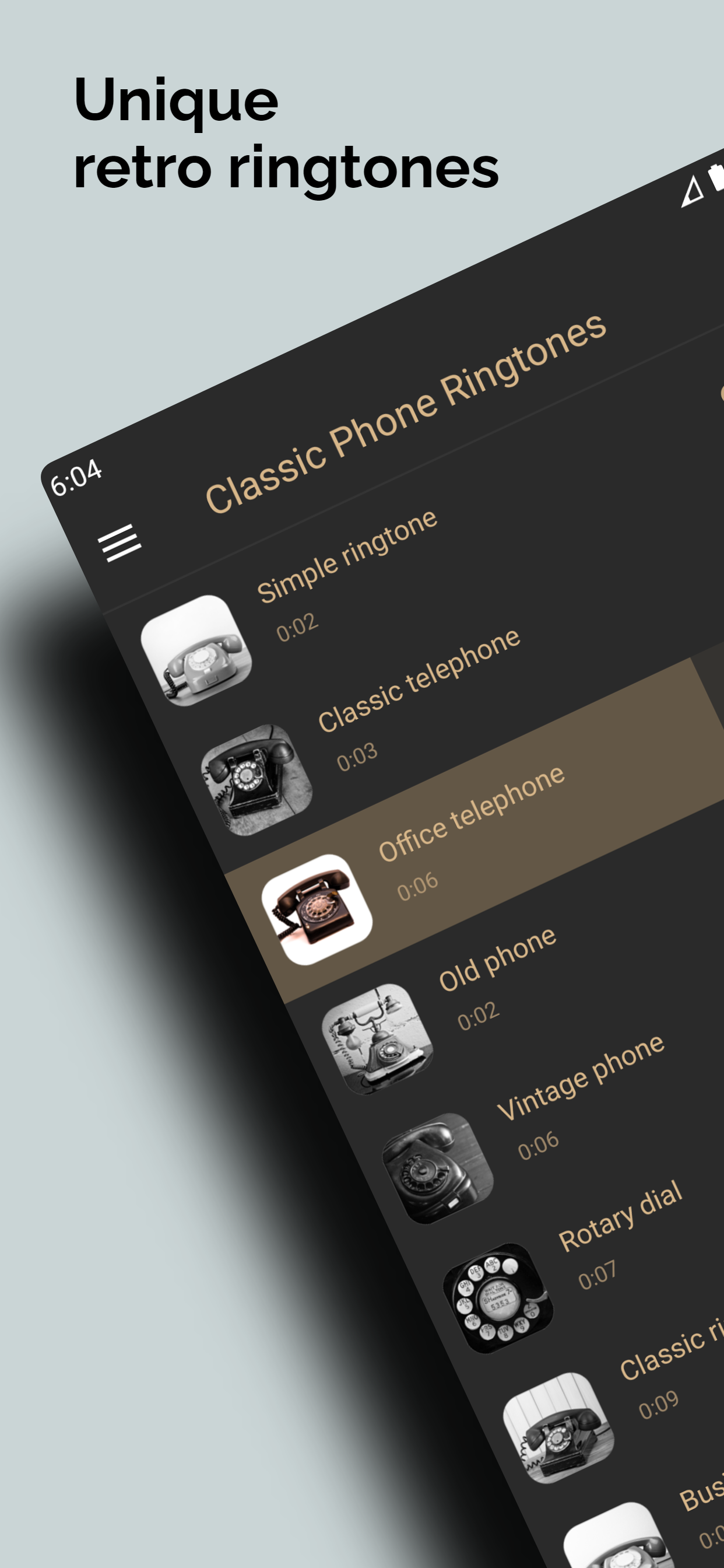 اسکرین شات 1 برنامه Classic phone ringtones
