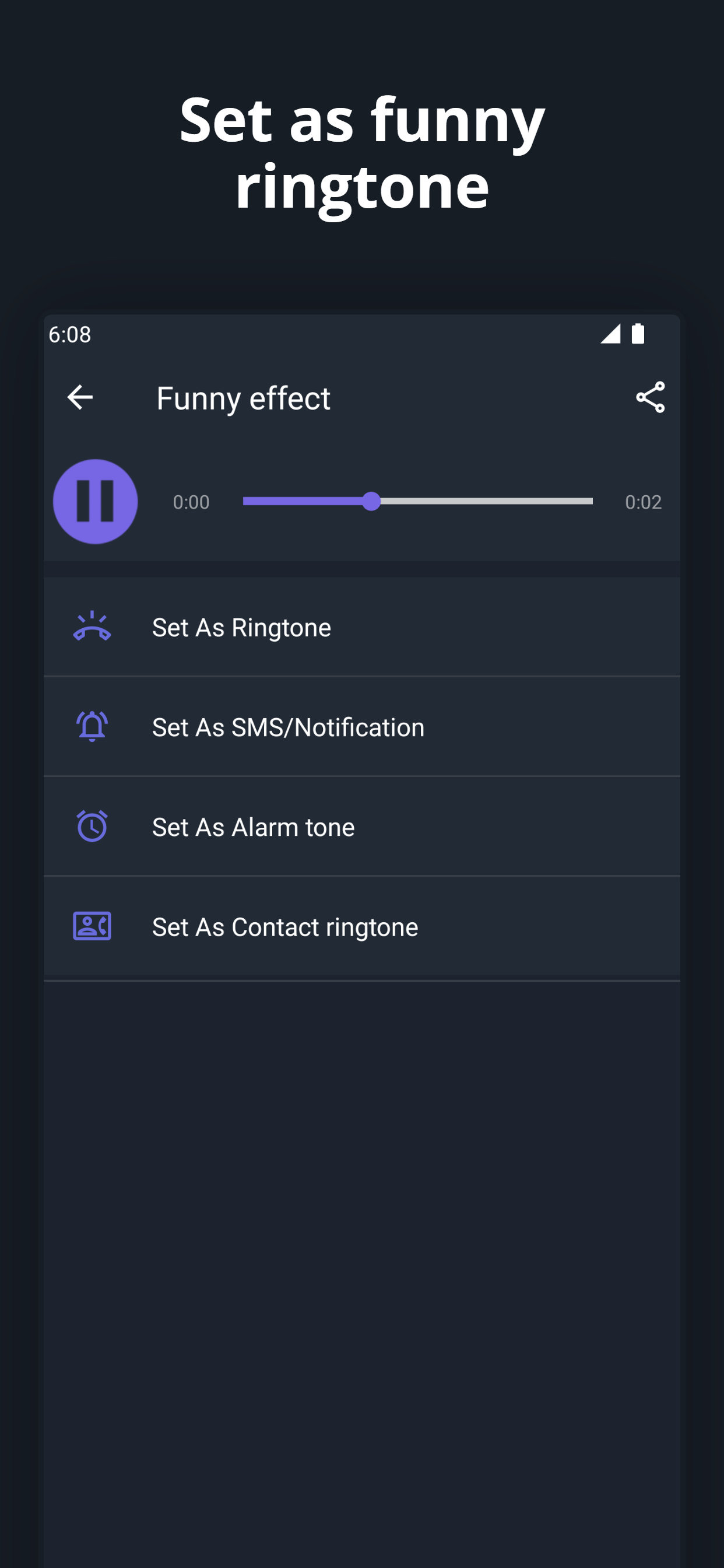 اسکرین شات 3 برنامه Funny Sounds & SFX