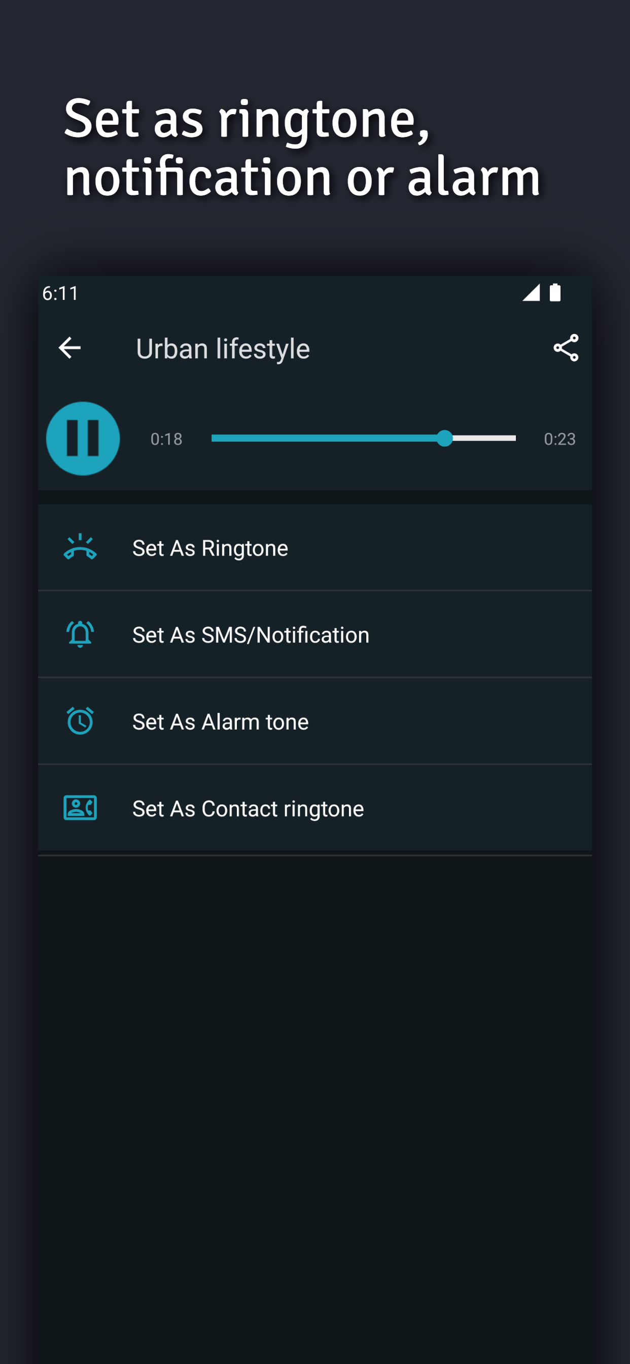 اسکرین شات 3 برنامه Hip-Hop Ringtones