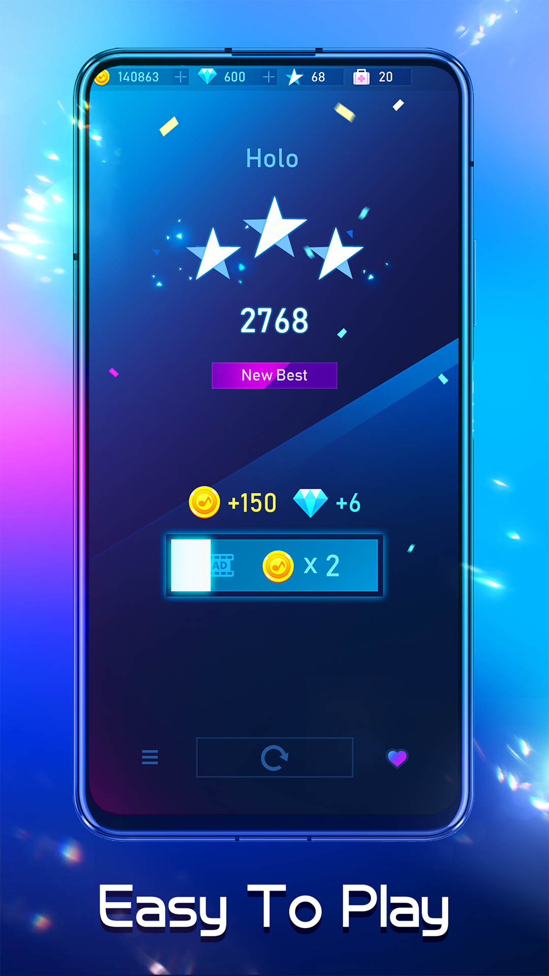 اسکرین شات 3 بازی Piano Fire: Edm Music & Piano