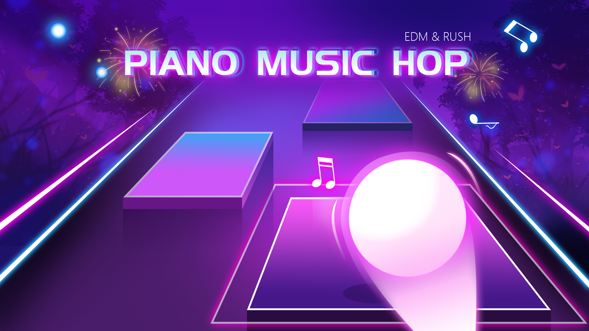 اسکرین شات 6 بازی Piano Music Hop: EDM Rush!