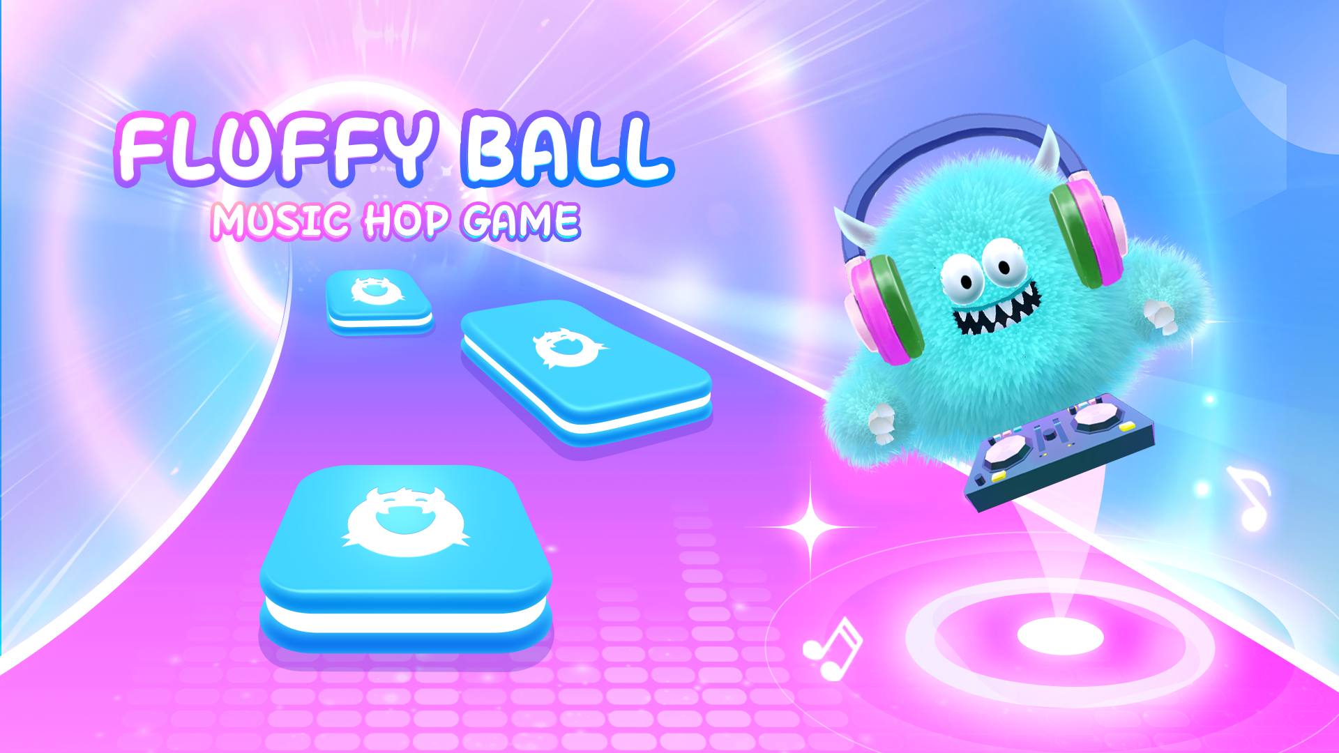 اسکرین شات 8 بازی Fluffy Ball: Music Hop Game