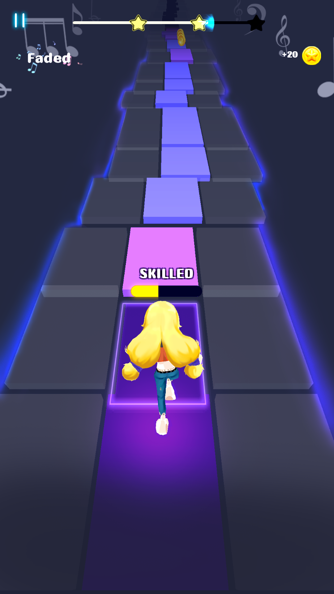 اسکرین شات 2 بازی Piano Dash