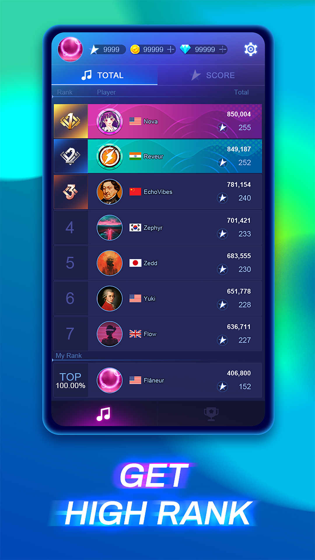اسکرین شات 5 بازی Piano Fire 2: Slide Challenge
