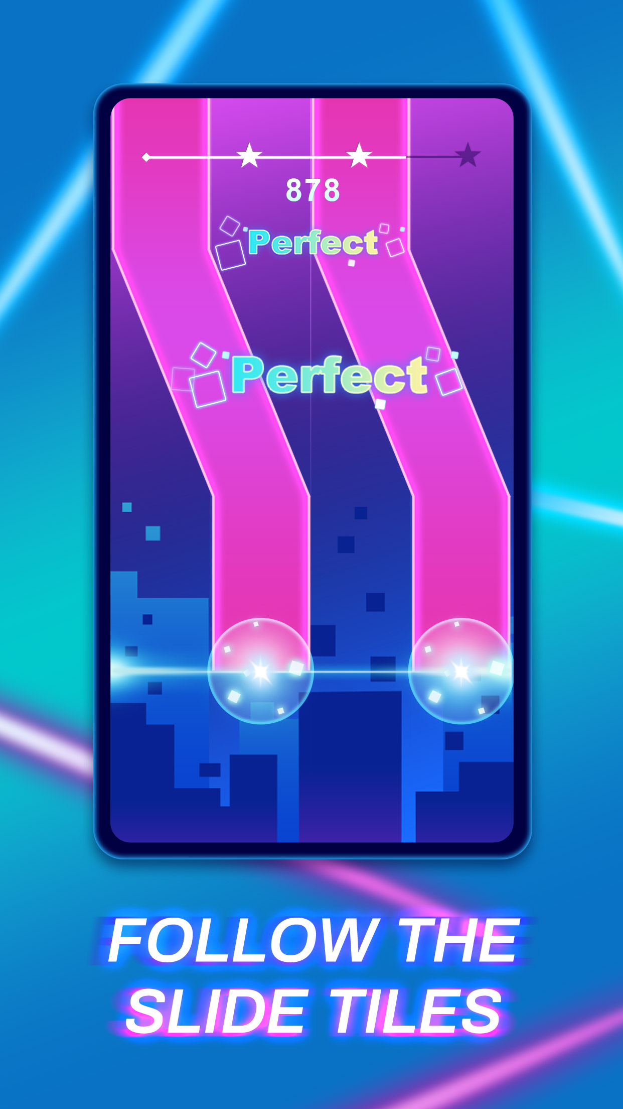 اسکرین شات 3 بازی Piano Fire 2: Slide Challenge