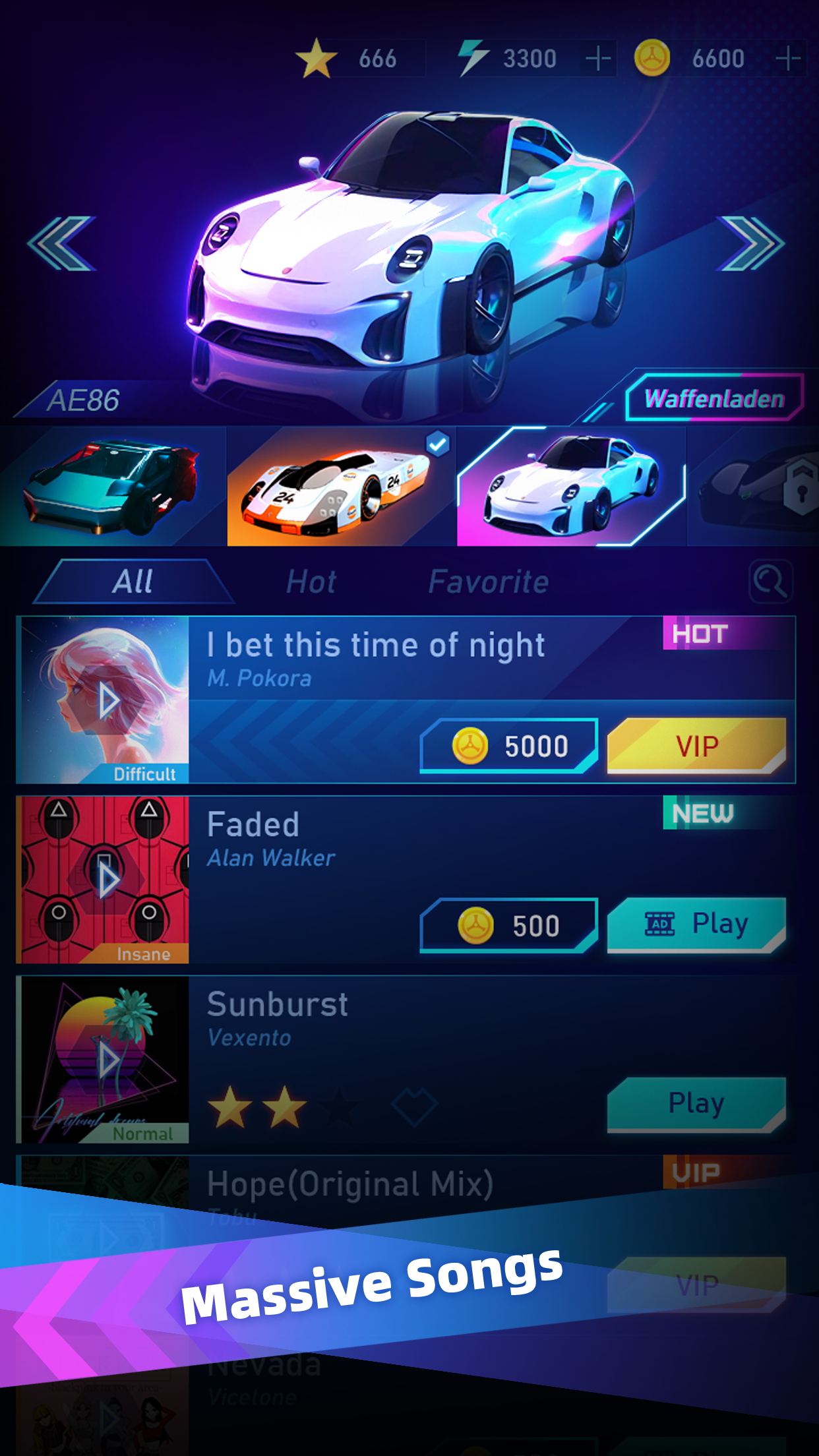 اسکرین شات 2 بازی Music Racing GT: EDM & Cars