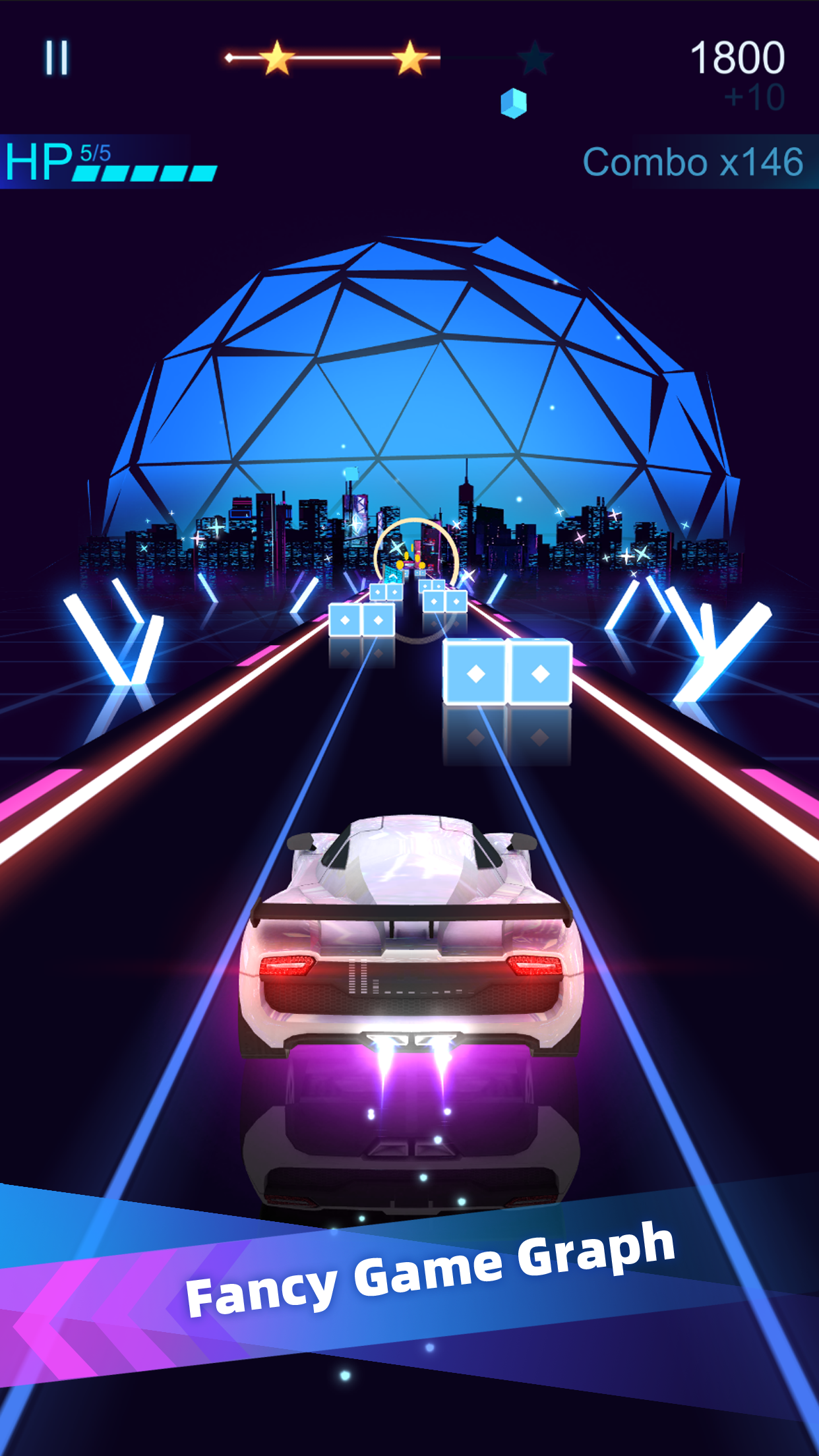 اسکرین شات 3 بازی Music Racing GT: EDM & Cars
