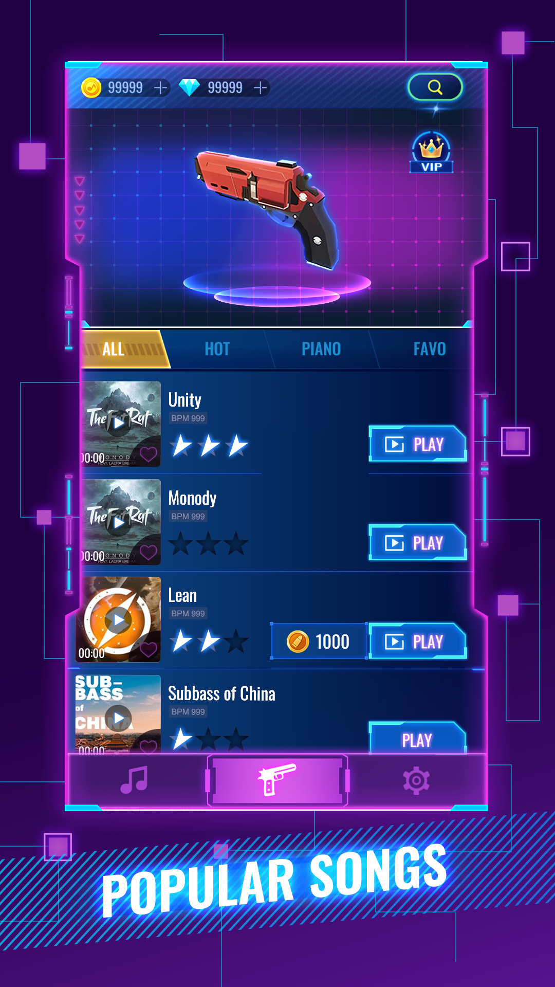 اسکرین شات 1 بازی Rhythm Fire-EDM Shooting Game