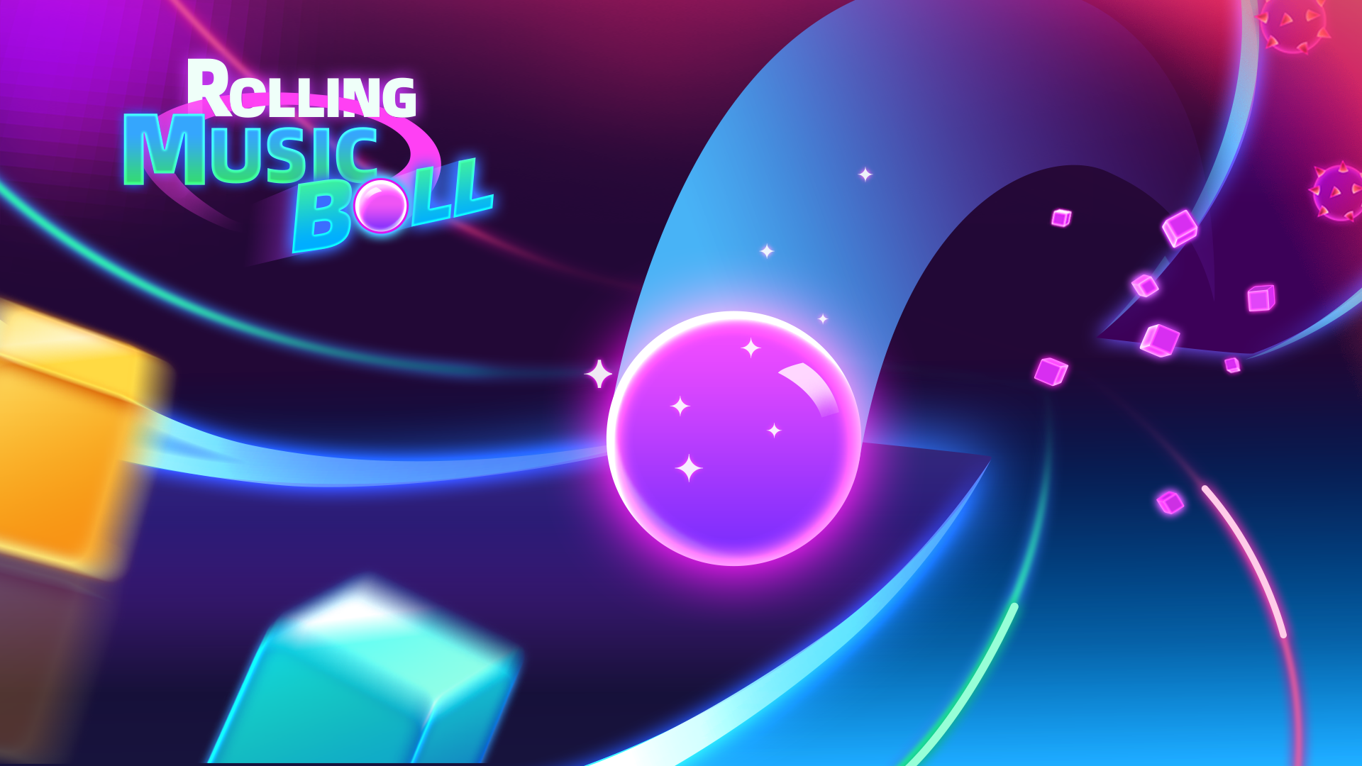 اسکرین شات 7 بازی Rolling Music Ball: EDM Rush