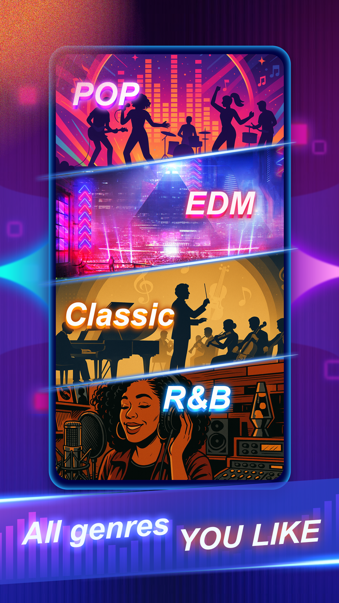 اسکرین شات 2 بازی Rolling Music Ball: EDM Rush