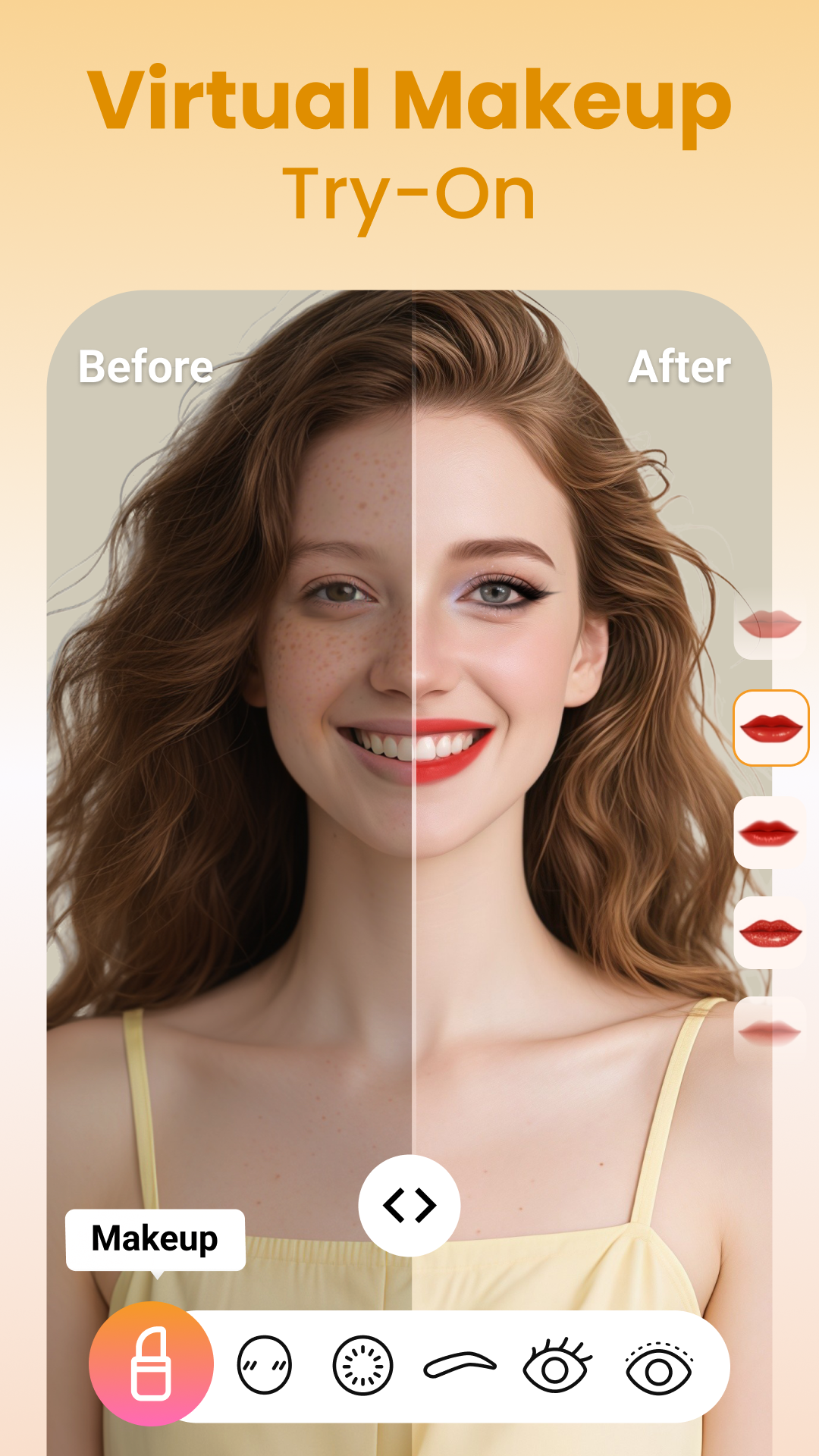 اسکرین شات 1 برنامه Makeup Camera & Selfie Editor