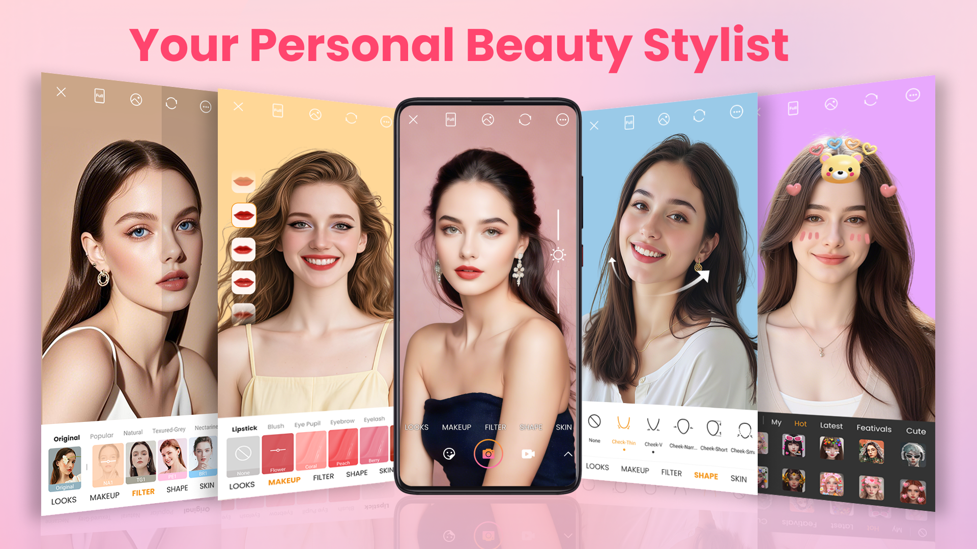 اسکرین شات 7 برنامه Makeup Camera & Selfie Editor