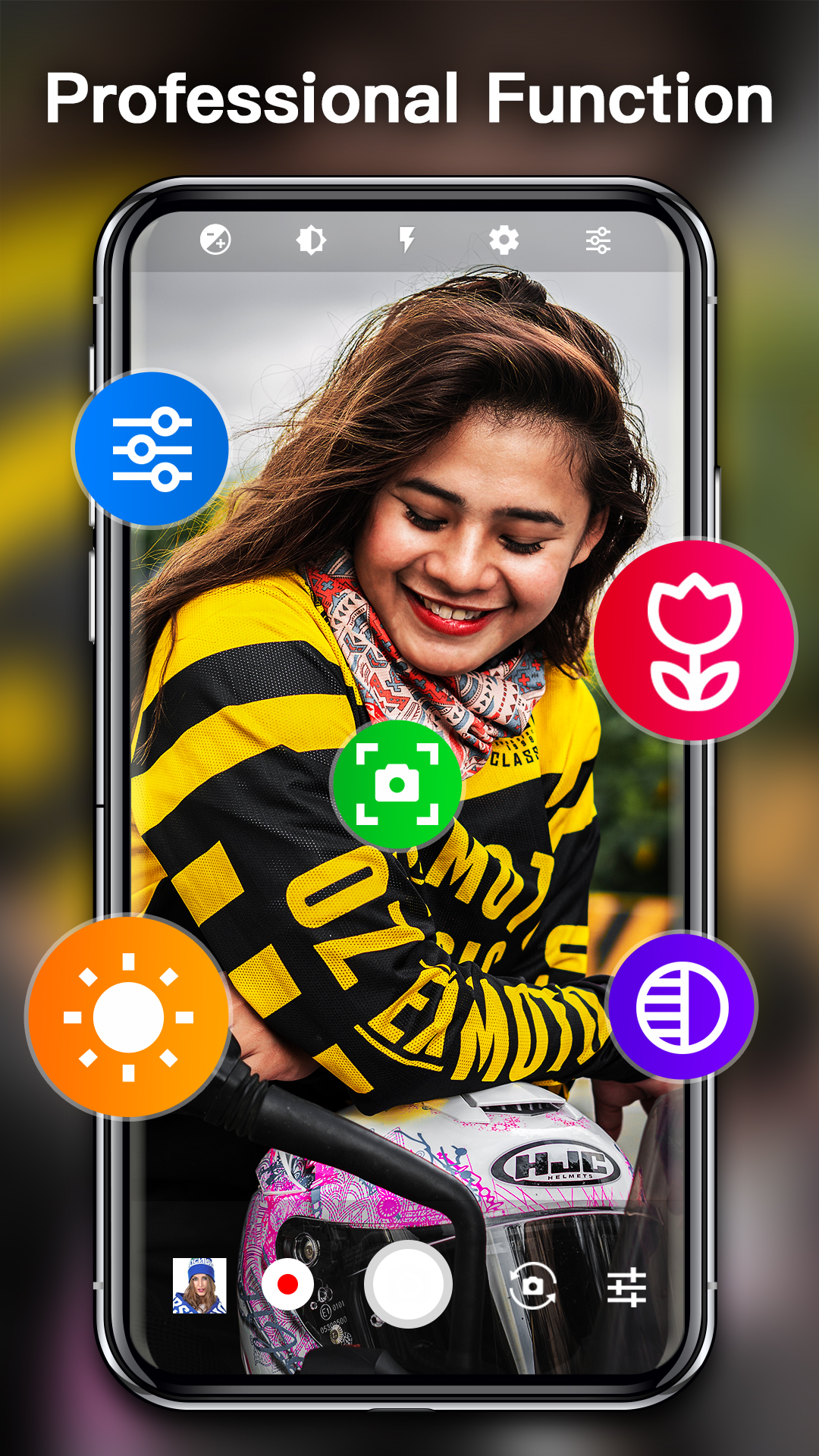 اسکرین شات 3 برنامه HD Camera: Professional Camera