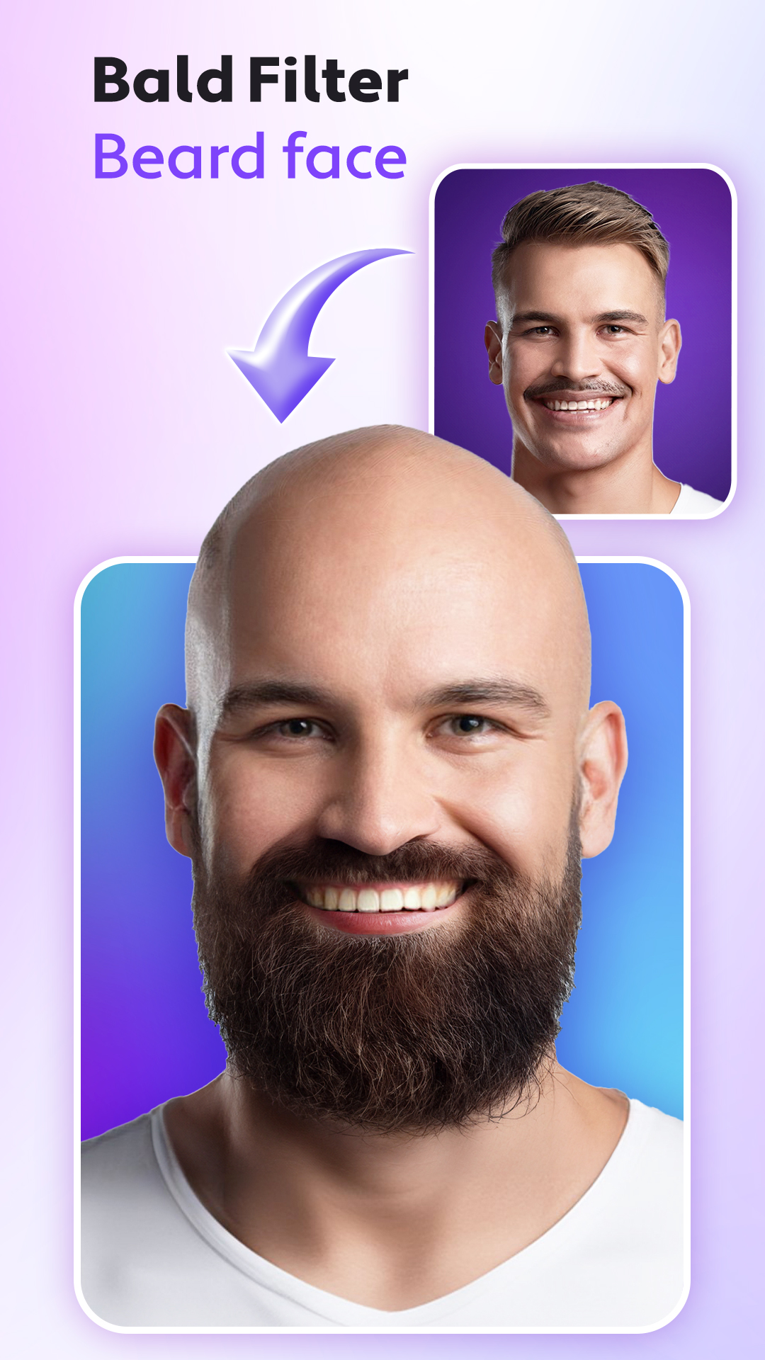 اسکرین شات 4 برنامه Hair Editor, Hair Cut Filter