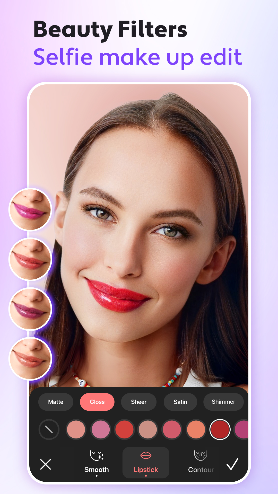 اسکرین شات 7 برنامه Hair Editor, Hair Cut Filter