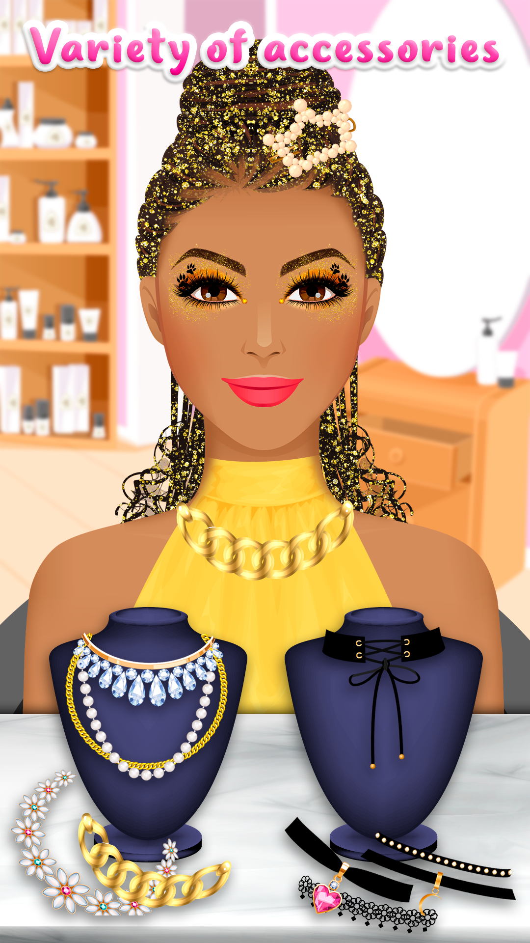 اسکرین شات 6 بازی Makeup Beauty Salon Game Girls