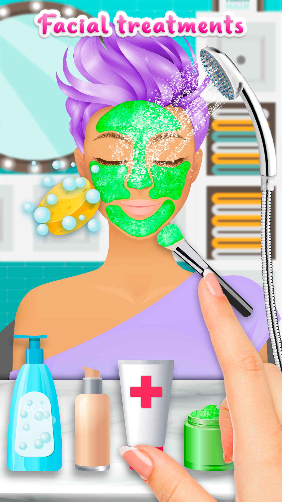 اسکرین شات 2 بازی Makeup Beauty Salon Game Girls