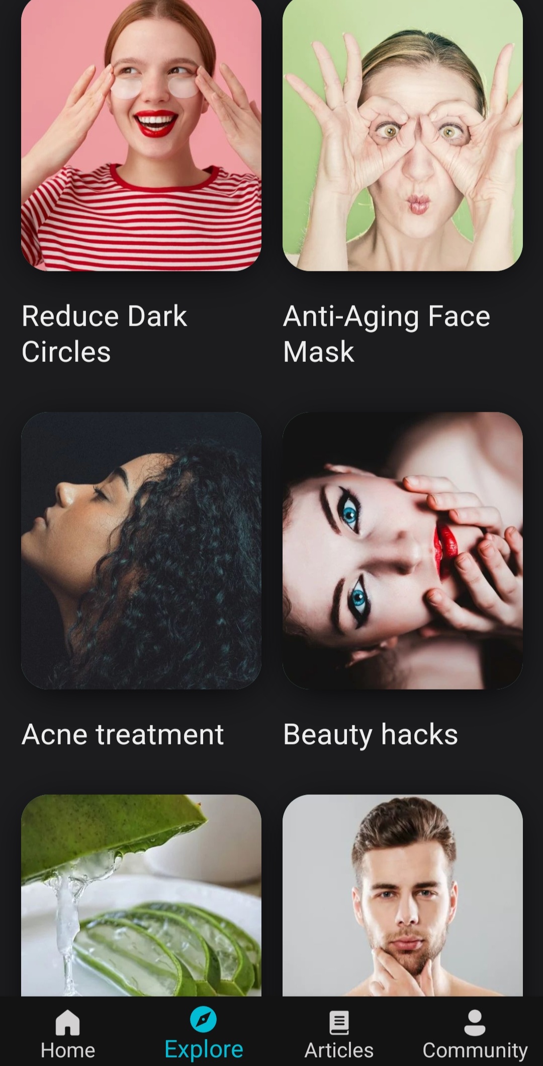 اسکرین شات 5 برنامه Skincare and Face Care Routine