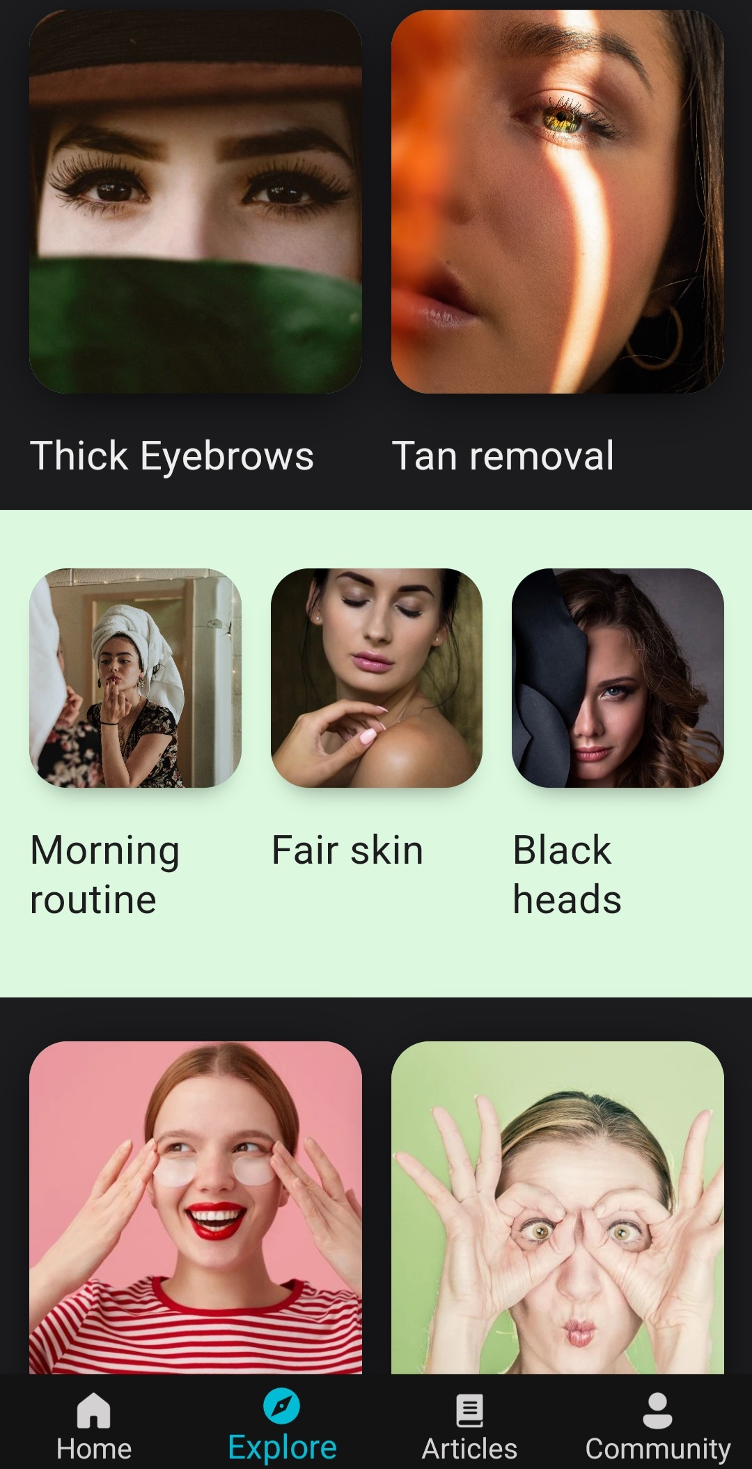 اسکرین شات 7 برنامه Skincare and Face Care Routine