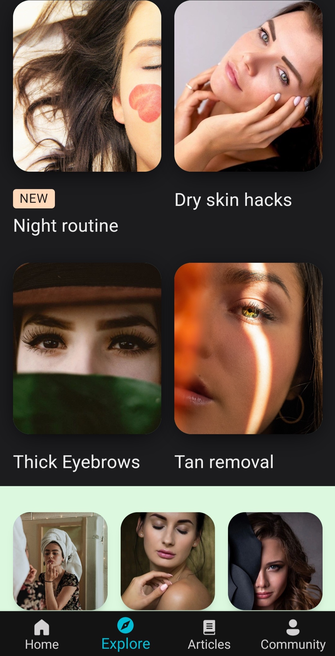 اسکرین شات 6 برنامه Skincare and Face Care Routine