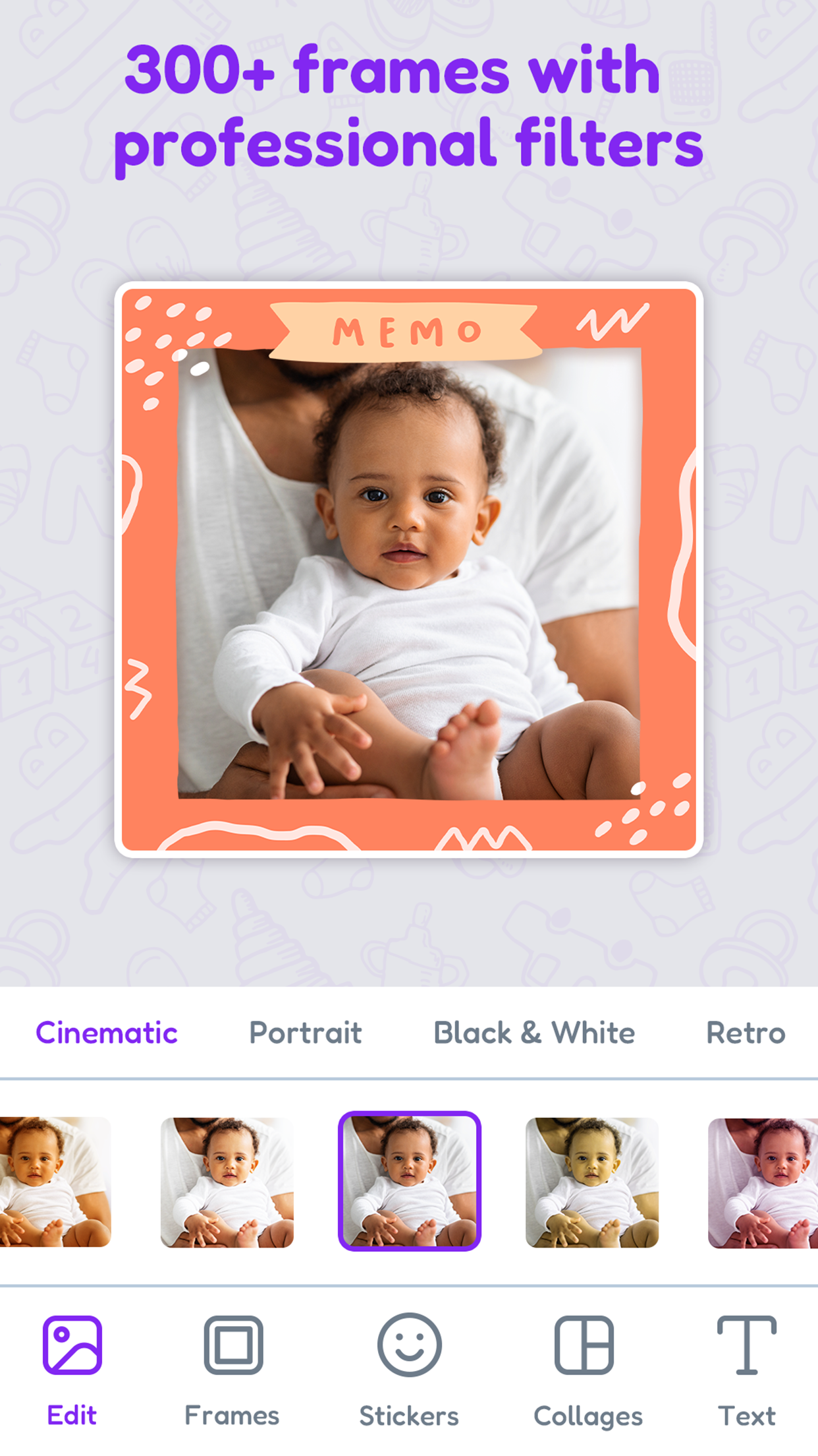 اسکرین شات 8 برنامه Baby Photo Editor