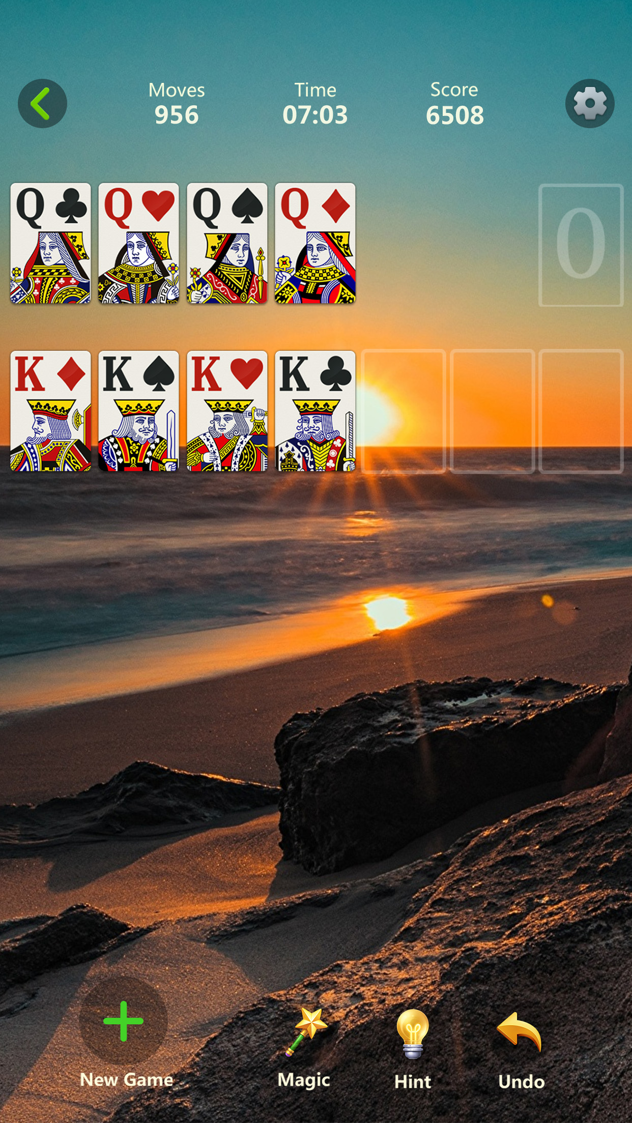 اسکرین شات 6 بازی Solitaire - Classic Card Games