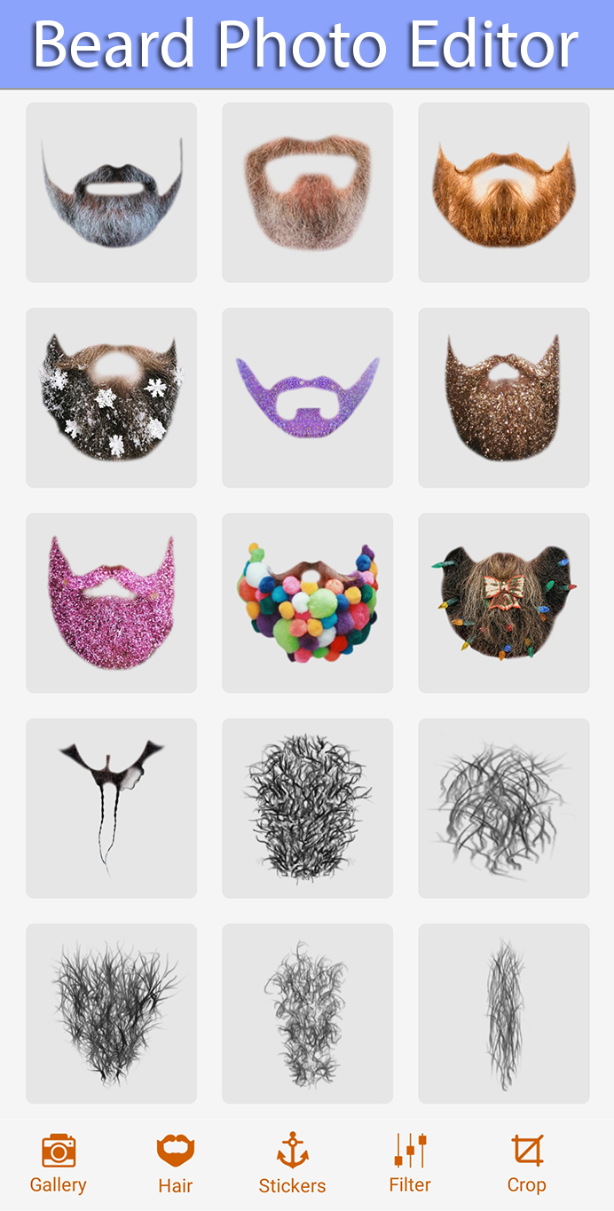 اسکرین شات 2 برنامه Beard Photo Editor