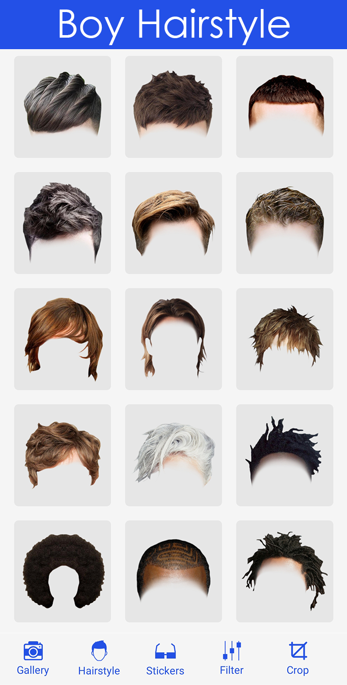اسکرین شات 4 برنامه Boy Hairstyle Camera