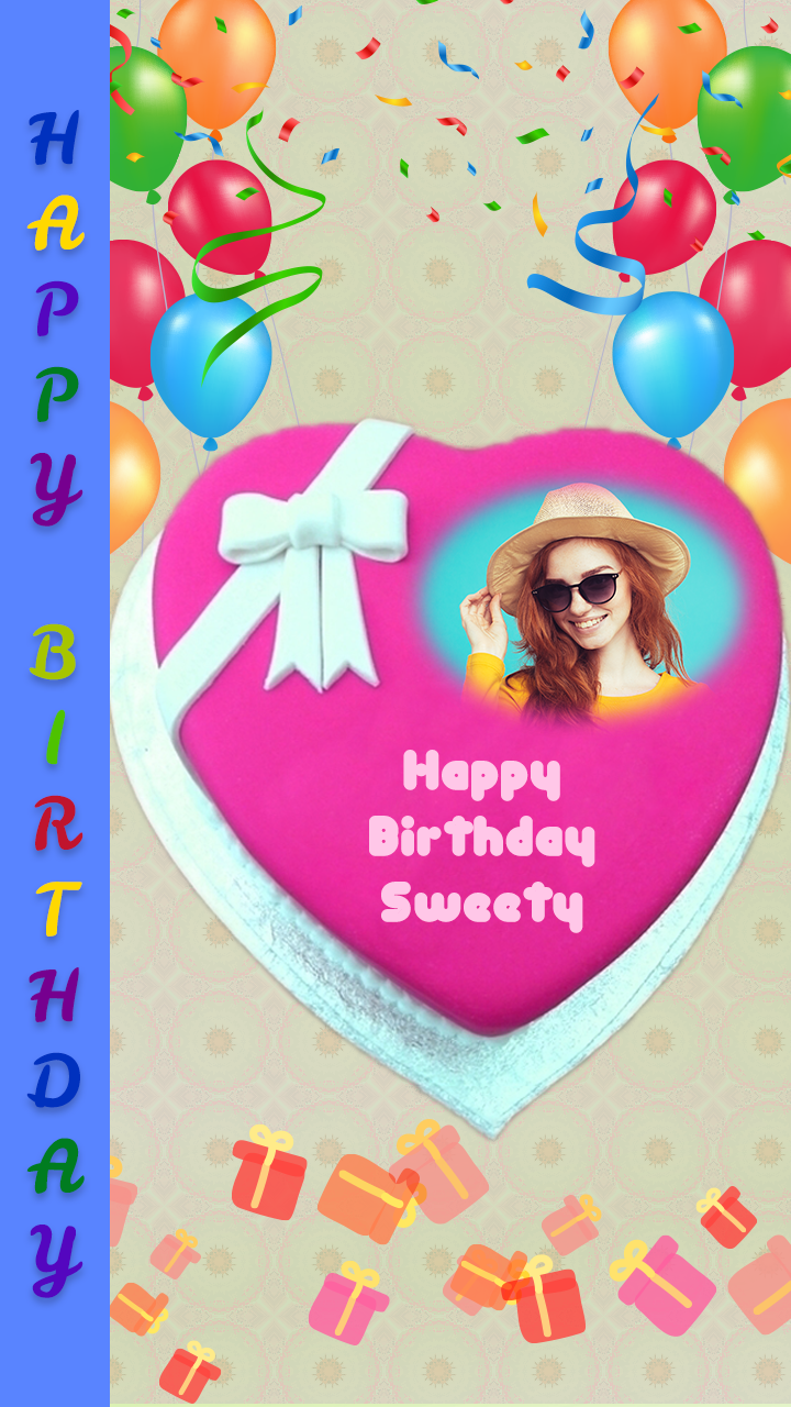 اسکرین شات 3 برنامه Name Photo On Birthday Cake
