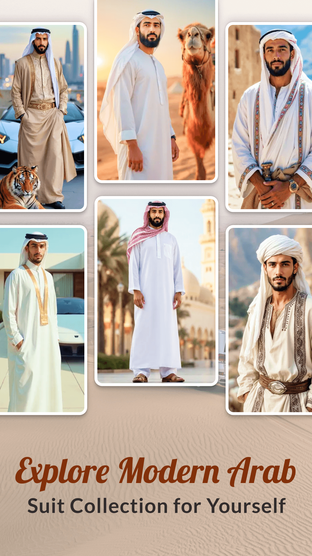 اسکرین شات 3 برنامه Arab Man Photo Suit