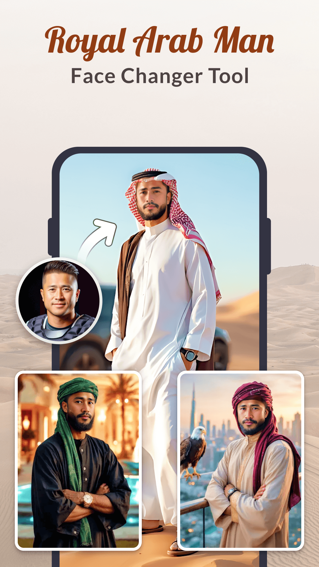 اسکرین شات 6 برنامه Arab Man Photo Suit