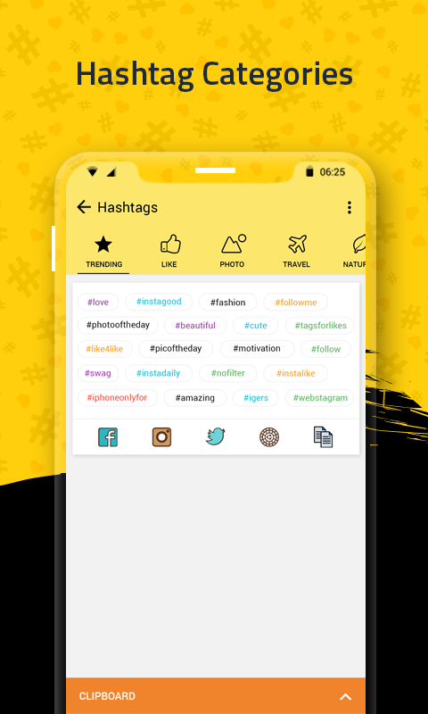اسکرین شات 4 برنامه Hashtag for Followers