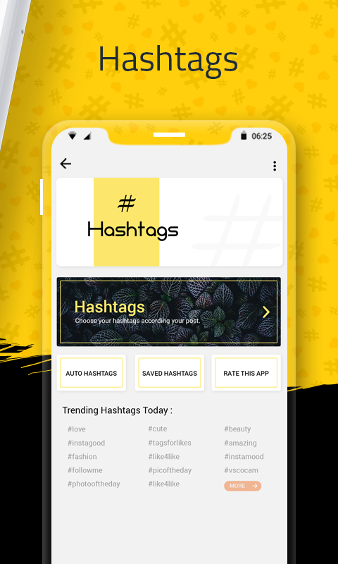 اسکرین شات 3 برنامه Hashtag for Followers