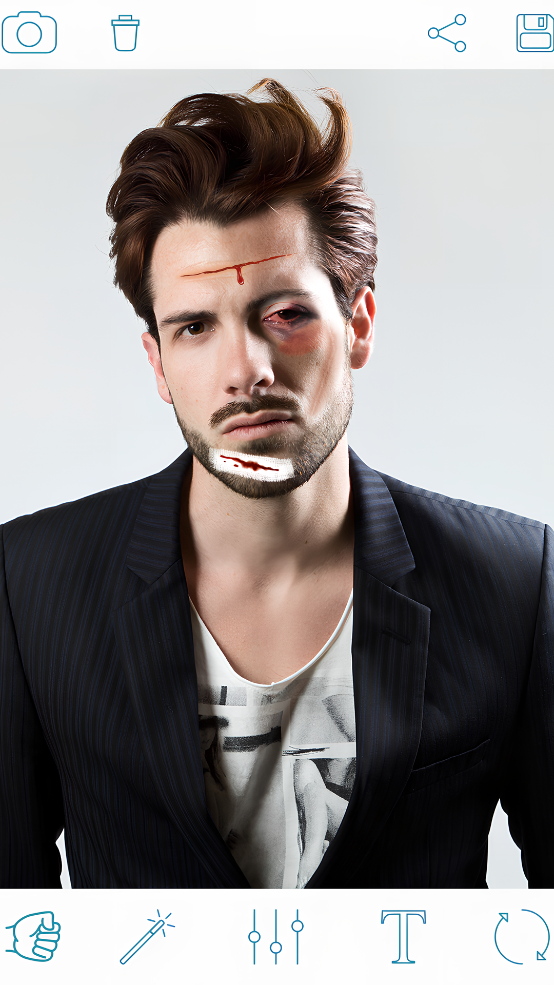 اسکرین شات 3 برنامه Fight Battle Photo Editor